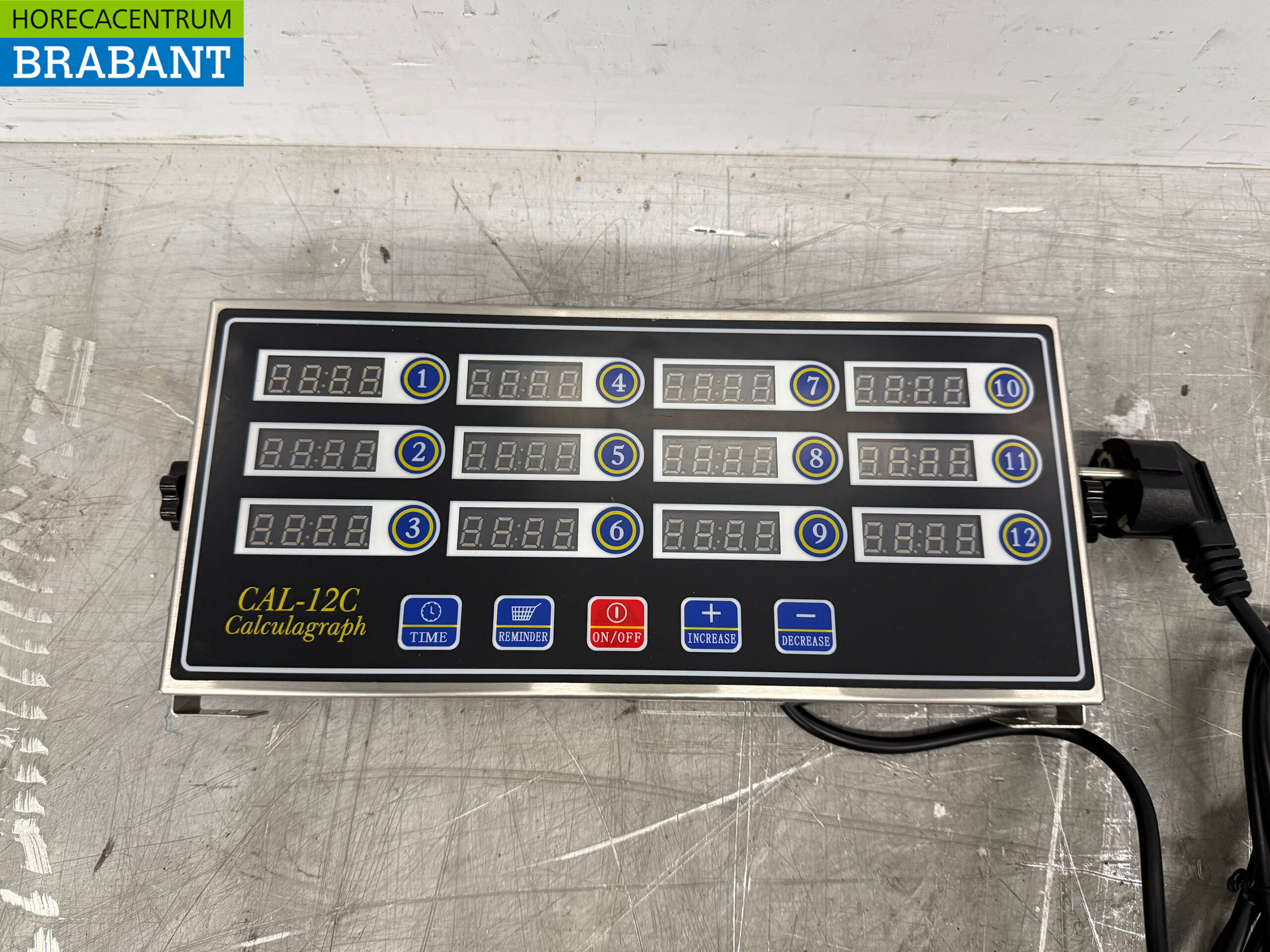 Minuterie de cuisson numérique en acier inoxydable 12 canaux 230V Restauration – Image 4