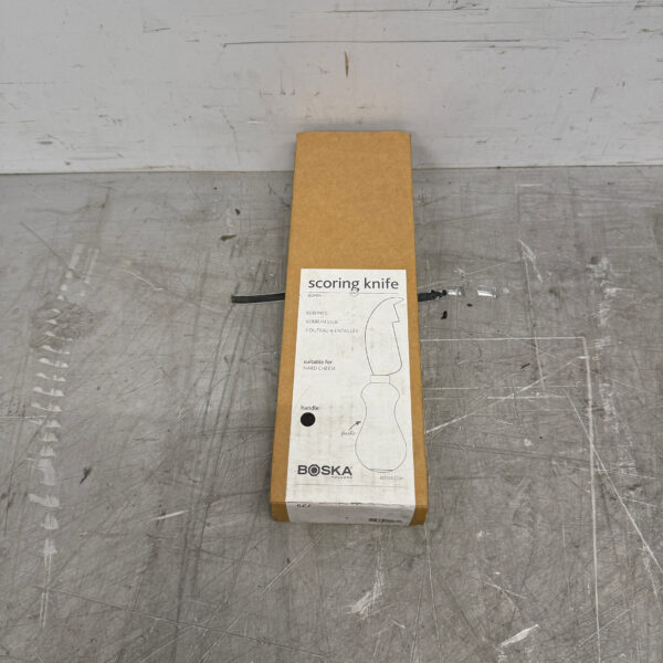 Couteau à fromage Boska en acier inoxydable Couteau à kerf 80 mm Horeca