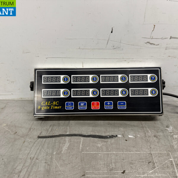 Minuterie de cuisson numérique en acier inoxydable 8 canaux 230V Restauration