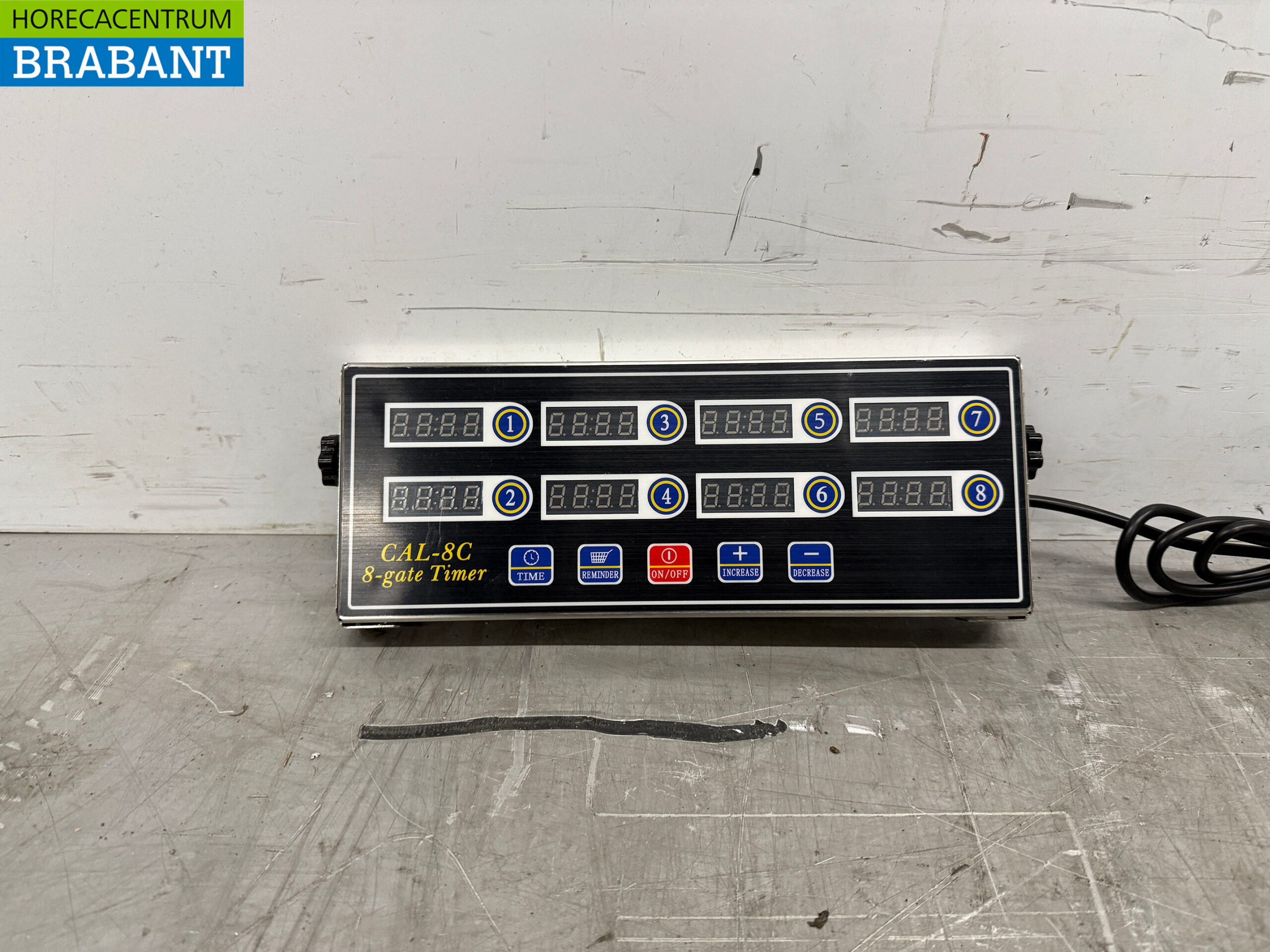 Minuterie de cuisson numérique en acier inoxydable 8 canaux 230V Restauration