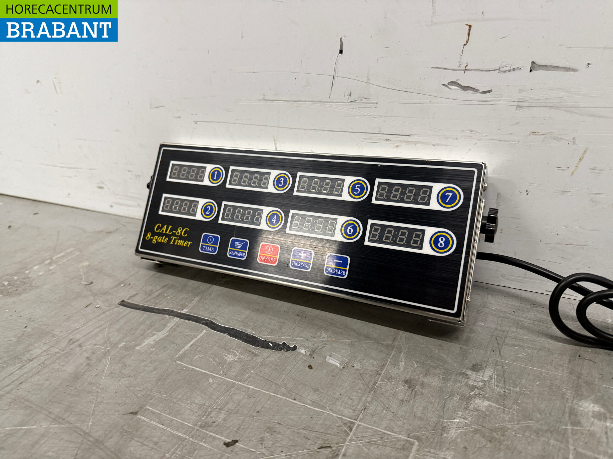 Minuterie de cuisson numérique en acier inoxydable 8 canaux 230V Restauration – Image 3