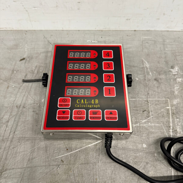 Minuterie de cuisson numérique en acier inoxydable 4 canaux 230V Restauration