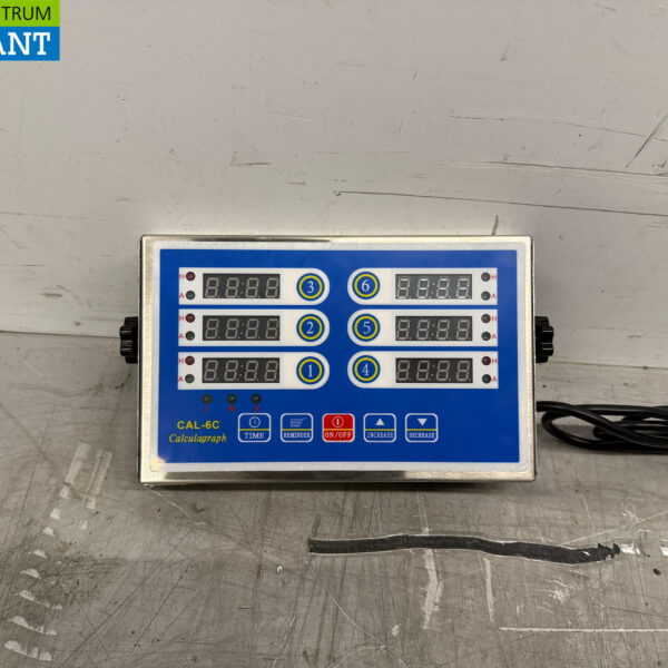 Minuterie de cuisson numérique en acier inoxydable 6 canaux 230V Restauration