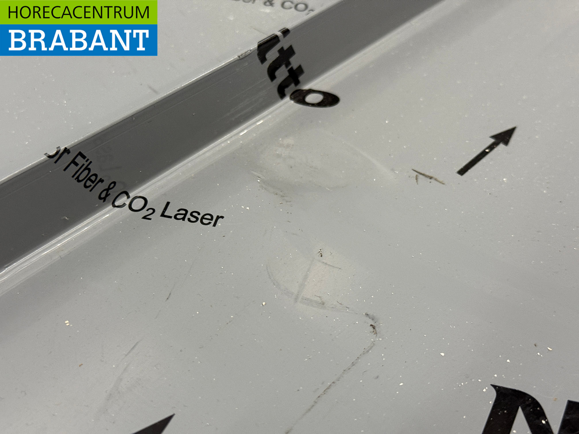 Étagère double en acier inoxydable 120 x 40 cm Horeca – Image 4