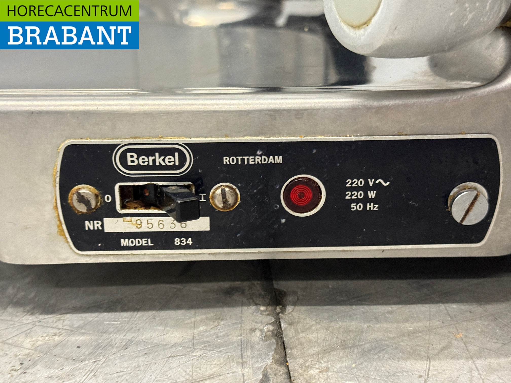 Trancheur de viande Berkel 834 en acier inoxydable Trancheur 230V Restauration Boucherie – Image 4