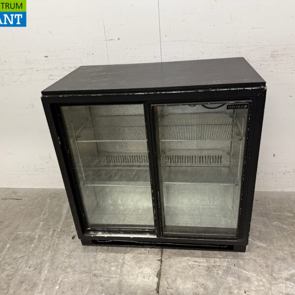 Tefcold Bar Cooler 2 portes coulissantes en verre 90 cm 230V Horeca
