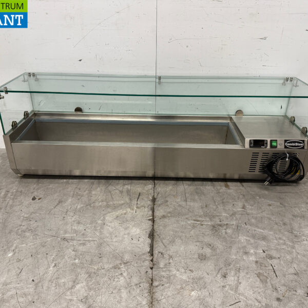 Saladier Combisteel en acier inoxydable 140 cm 6 x 1/4 GN 230V Horeca