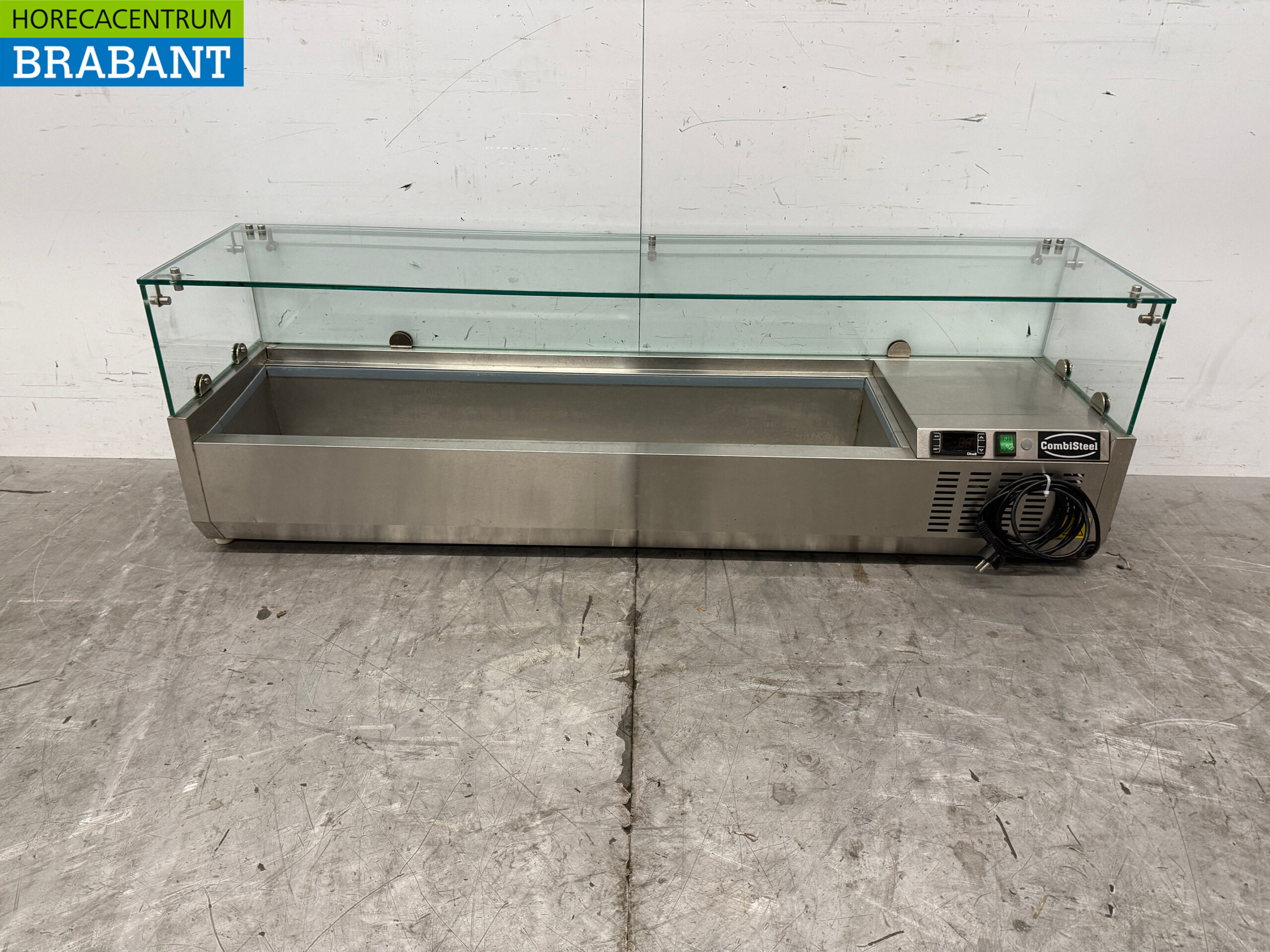 Saladier Combisteel en acier inoxydable 140 cm 6 x 1/4 GN 230V Horeca