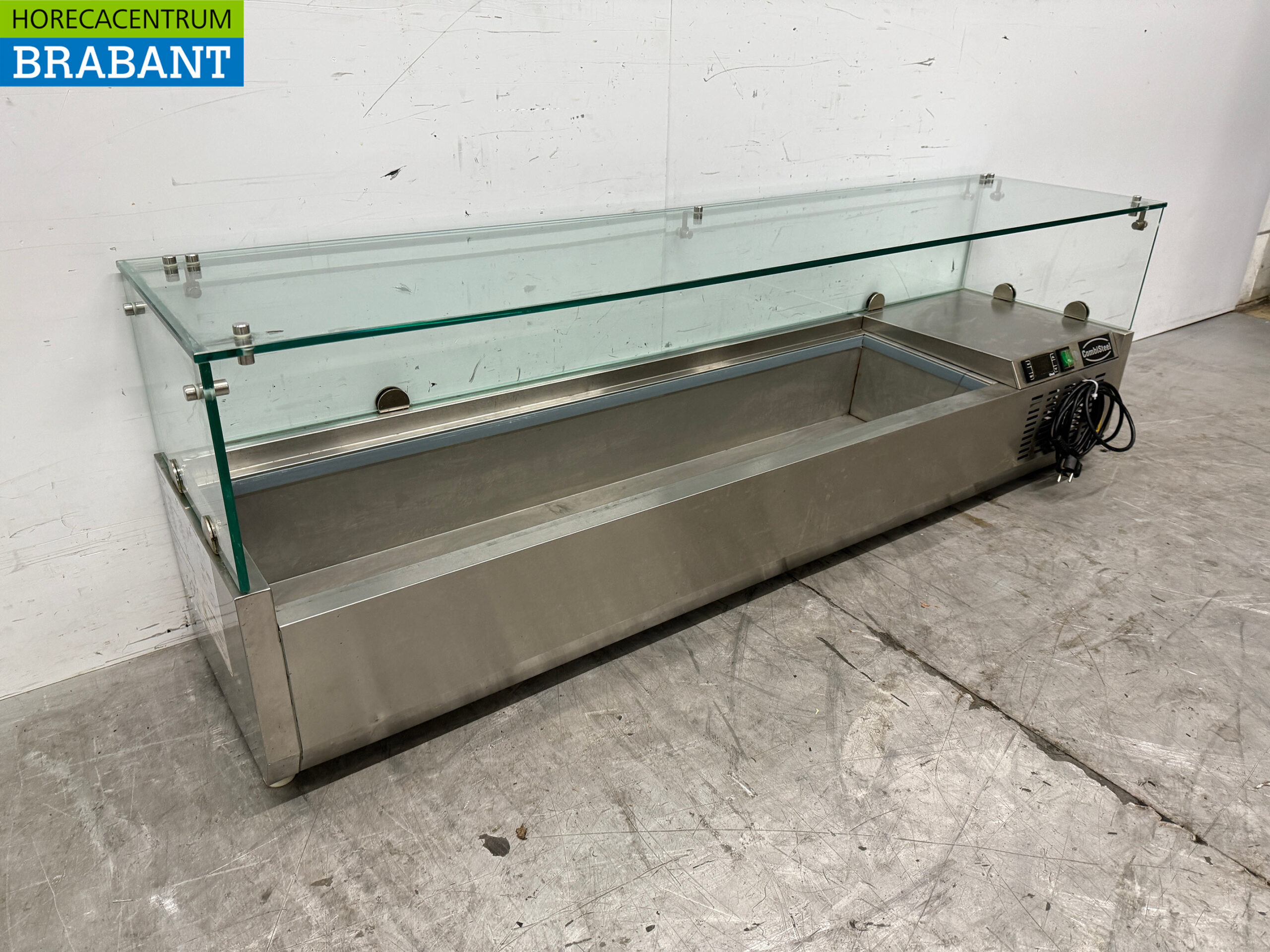 Saladier Combisteel en acier inoxydable 140 cm 6 x 1/4 GN 230V Horeca – Image 3