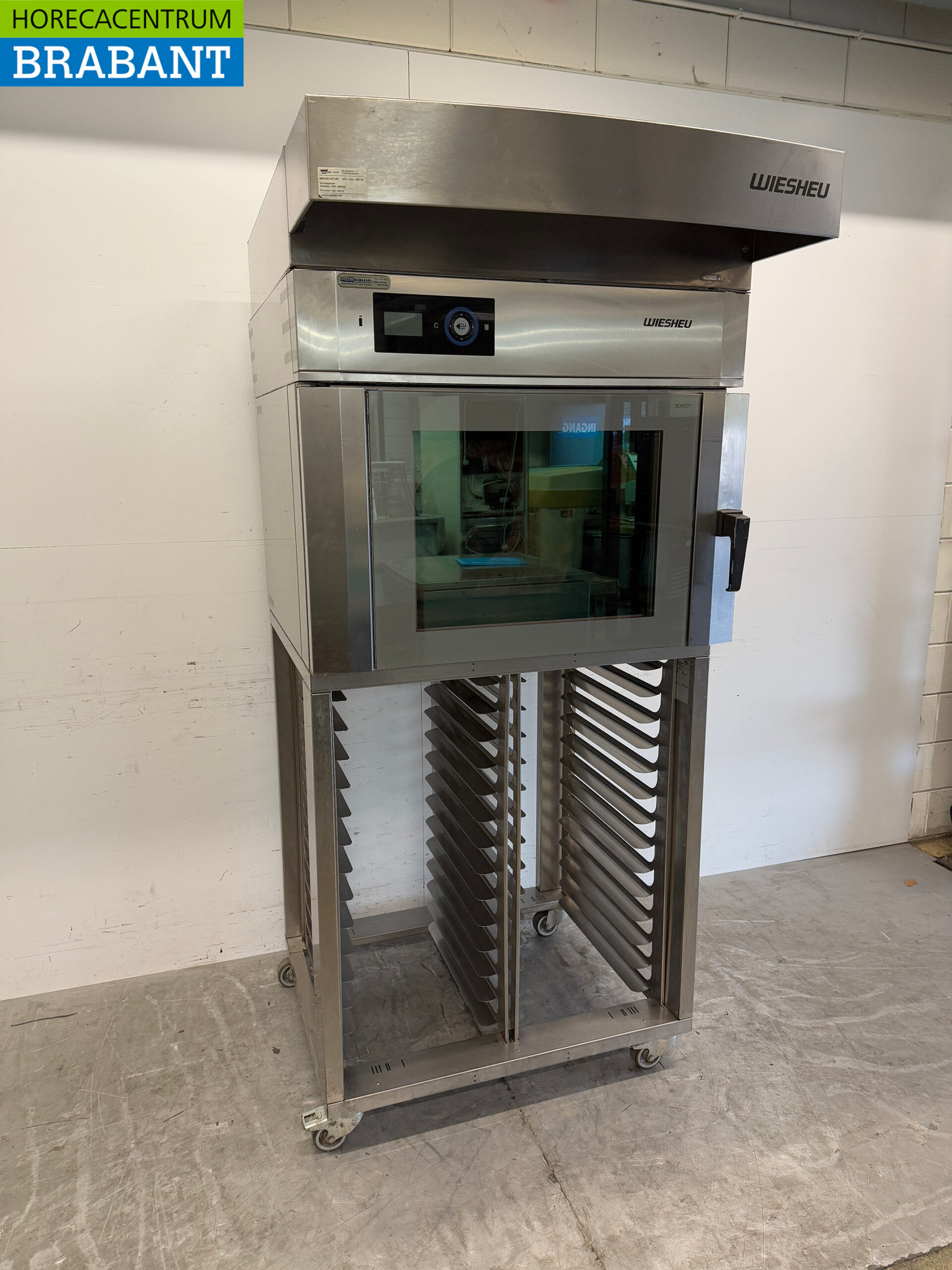 Four à air chaud en acier inoxydable Wiesheu Four de magasin 5 x 60/40 cm 400V Horeca – Image 2