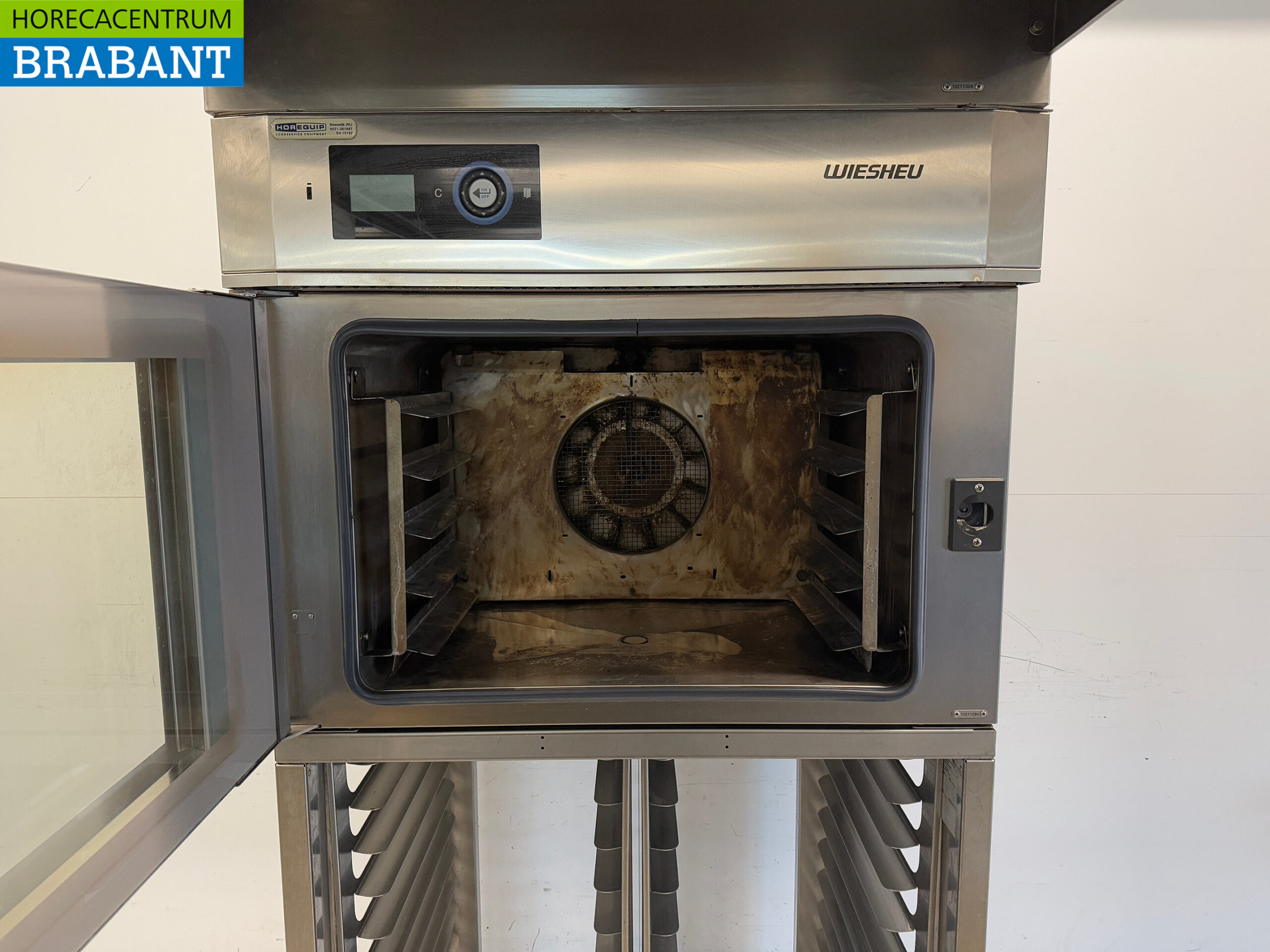 Four à air chaud en acier inoxydable Wiesheu Four de magasin 5 x 60/40 cm 400V Horeca – Image 4