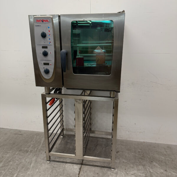 Rational Combimaster Combisteamer Steamer CM 61 6 x 1/1 GN 400V Horeca en acier inoxydable