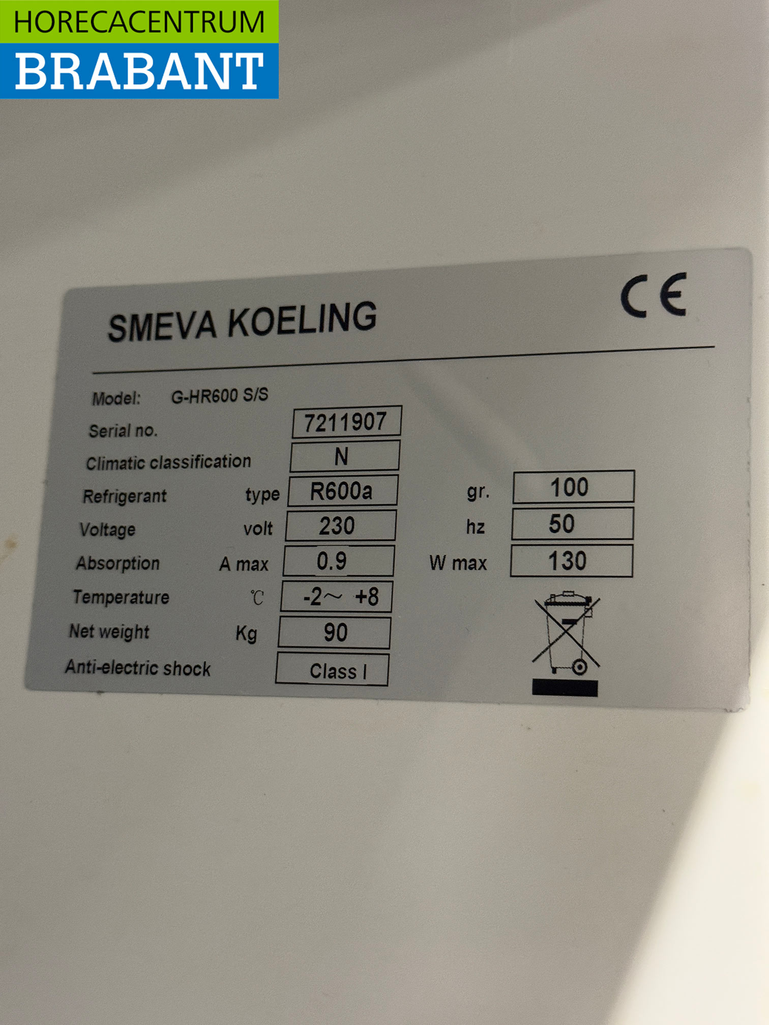 Acier inoxydable Groenland Réfrigération 620 litres 230V Horeca – Image 5