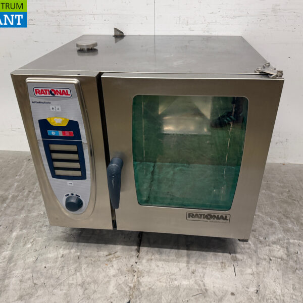 Acier inoxydable Rational SCC 61 SelfCookingCenter 6 x 1/1 GN Combisteamer 400V Horeca