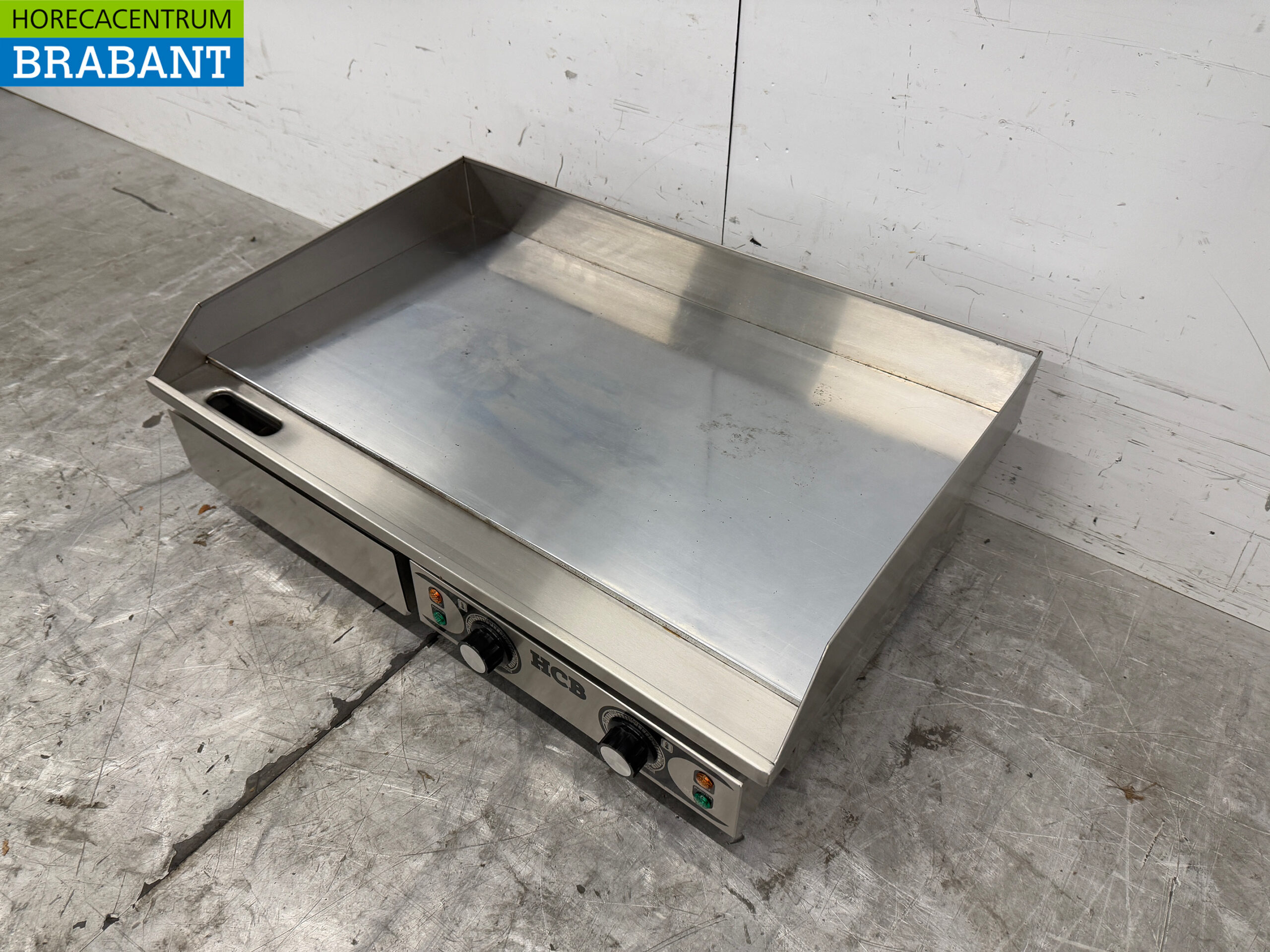 Acier inoxydable Plaque de cuisson miroir Plaque de cuisson chromée Plaque de cuisson 73 cm 2 x 230V Horeca – Image 2