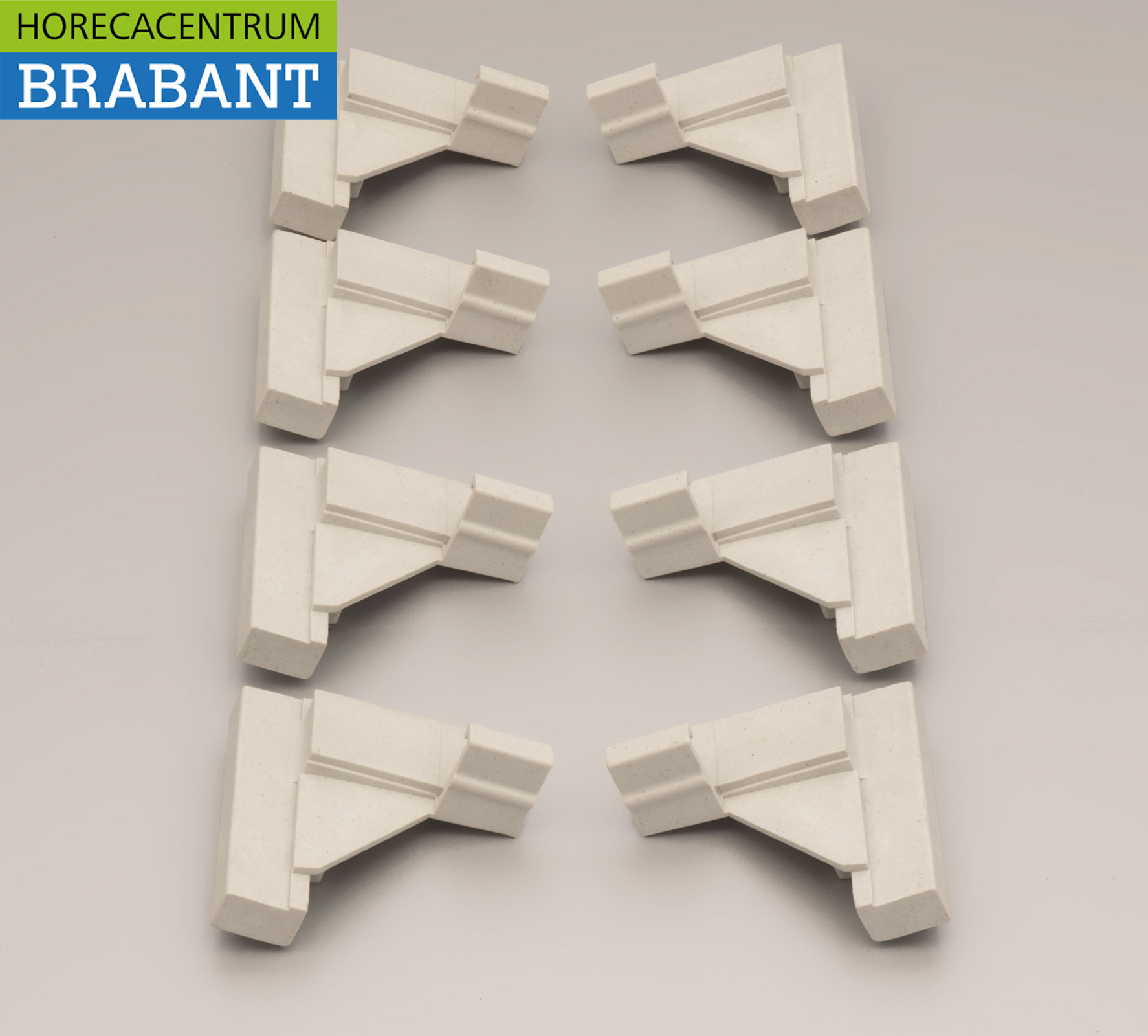 HCB Élément d'angle pour racks de stockage Rack à étagères Rack réfrigéré Horeca