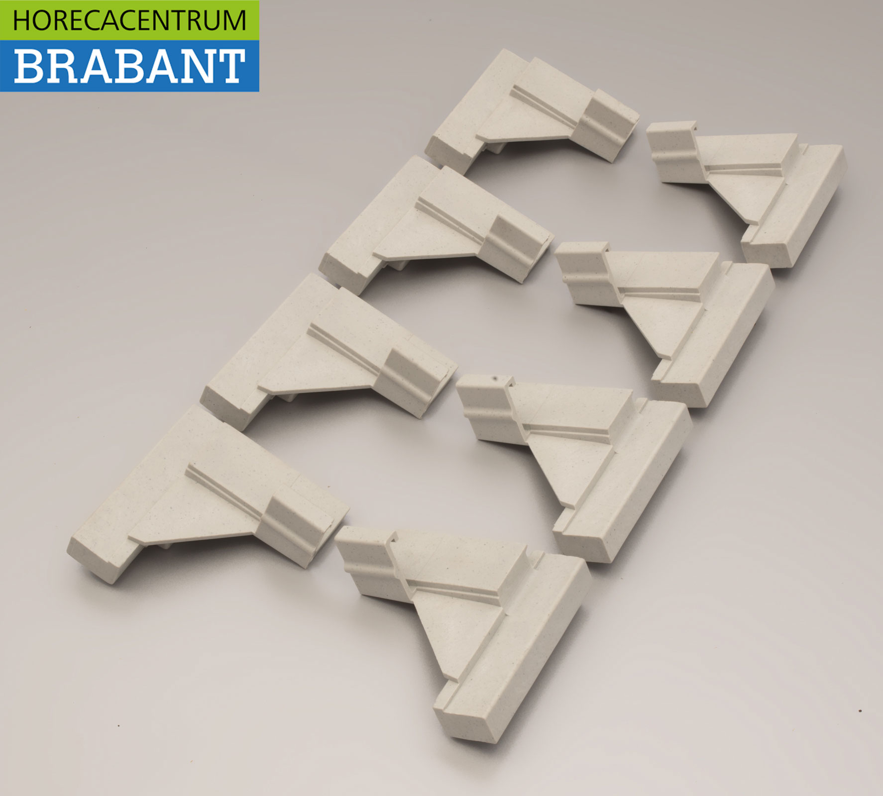 HCB Élément d'angle pour racks de stockage Rack à étagères Rack réfrigéré Horeca – Image 2