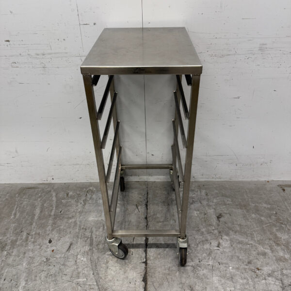 Chariot en acier inoxydable 5 x 1/1 GN gastronorm 101 cm Restauration