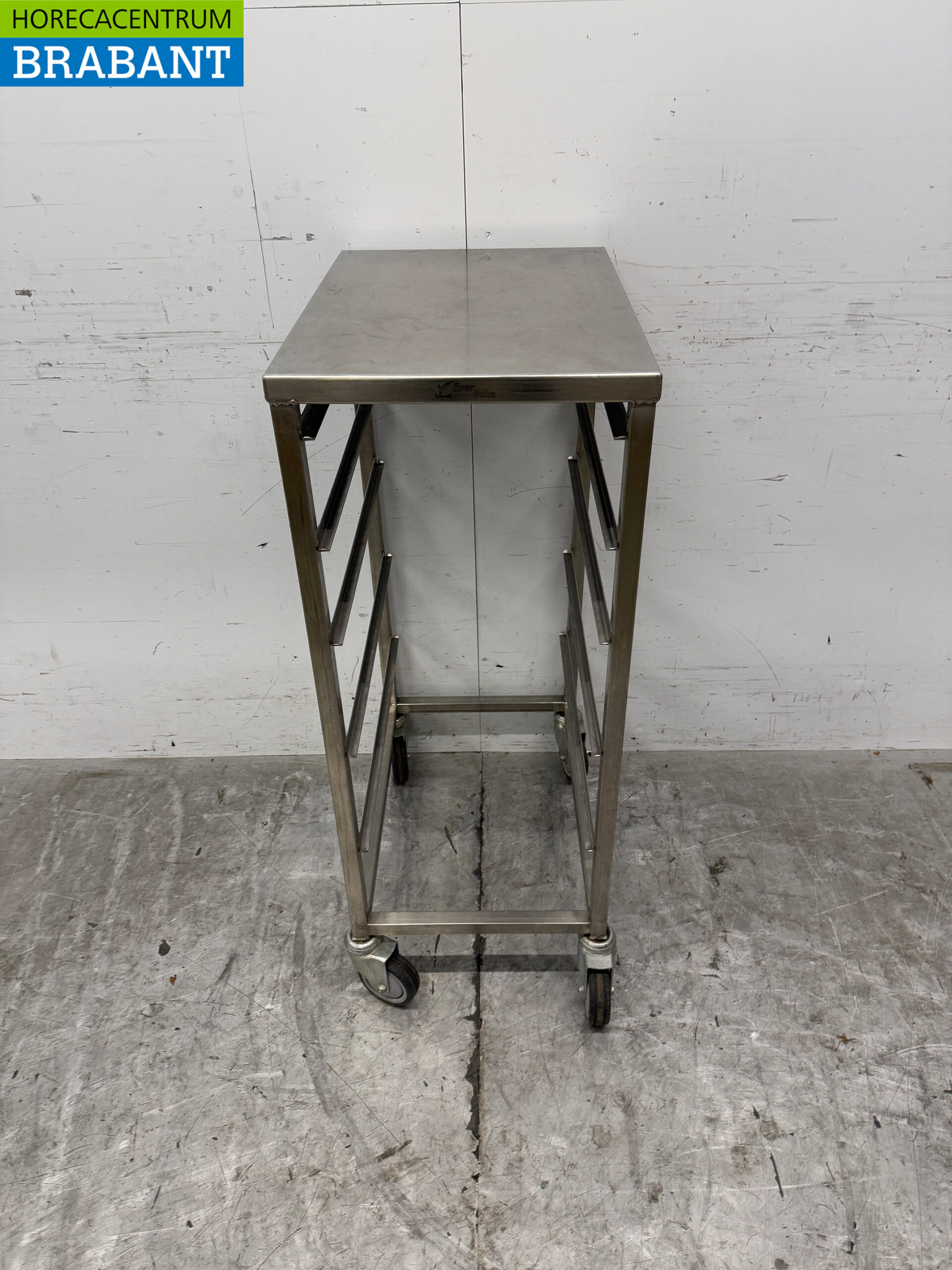 Chariot en acier inoxydable 5 x 1/1 GN gastronorm 101 cm Restauration