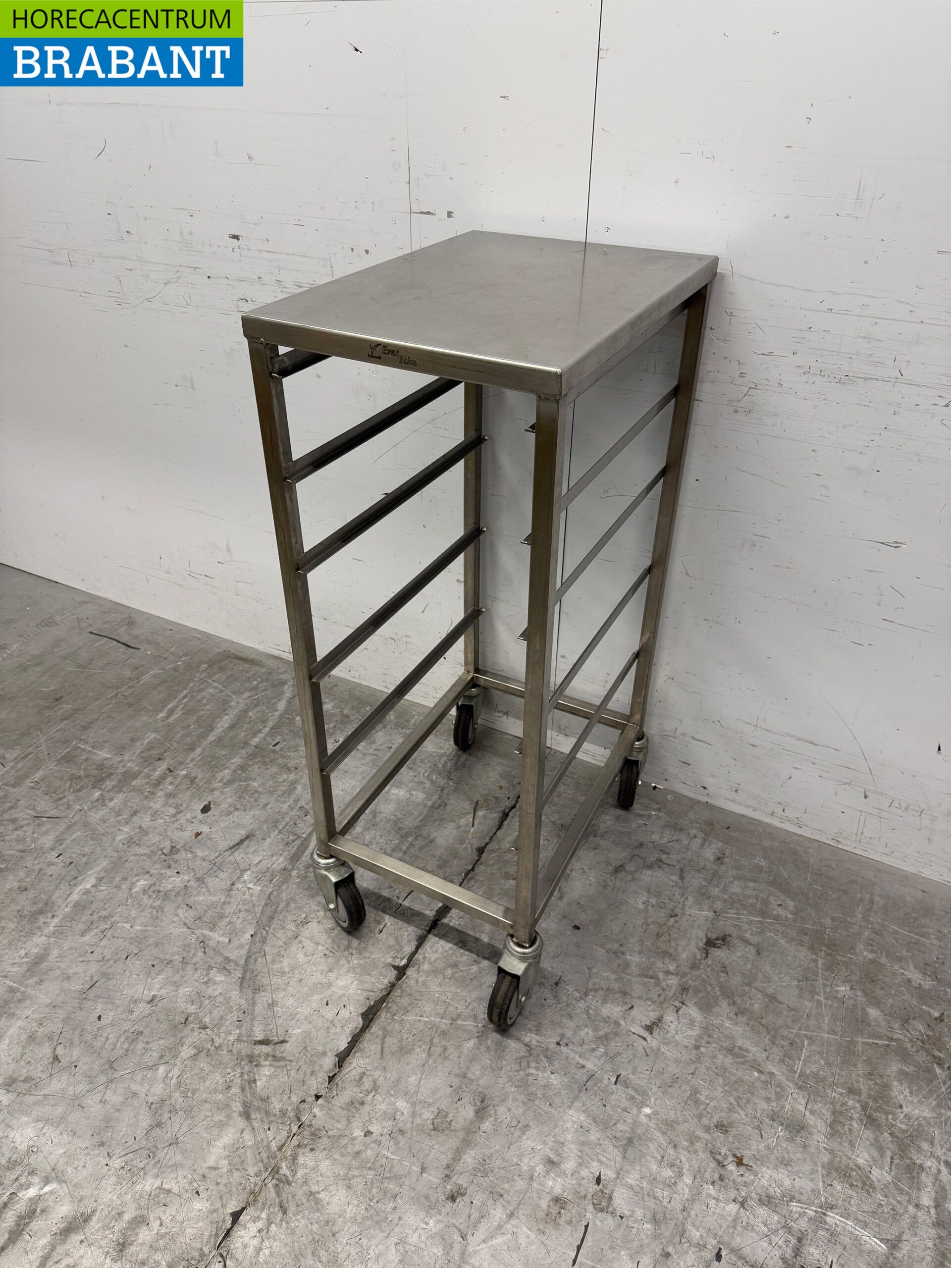 Chariot en acier inoxydable 5 x 1/1 GN gastronorm 101 cm Restauration – Image 2