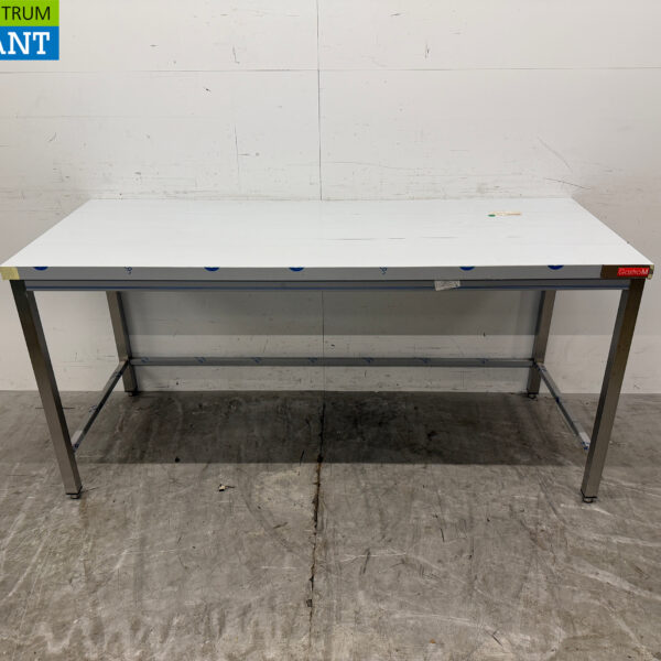 Table de travail Gastro M en acier inoxydable 180 x 70 x 86 cm Restauration