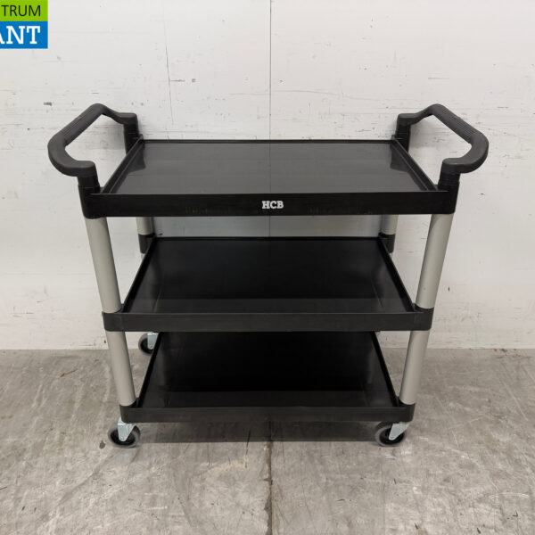 HCB Plastique Chariot de service 3 étages 102 cm Restauration