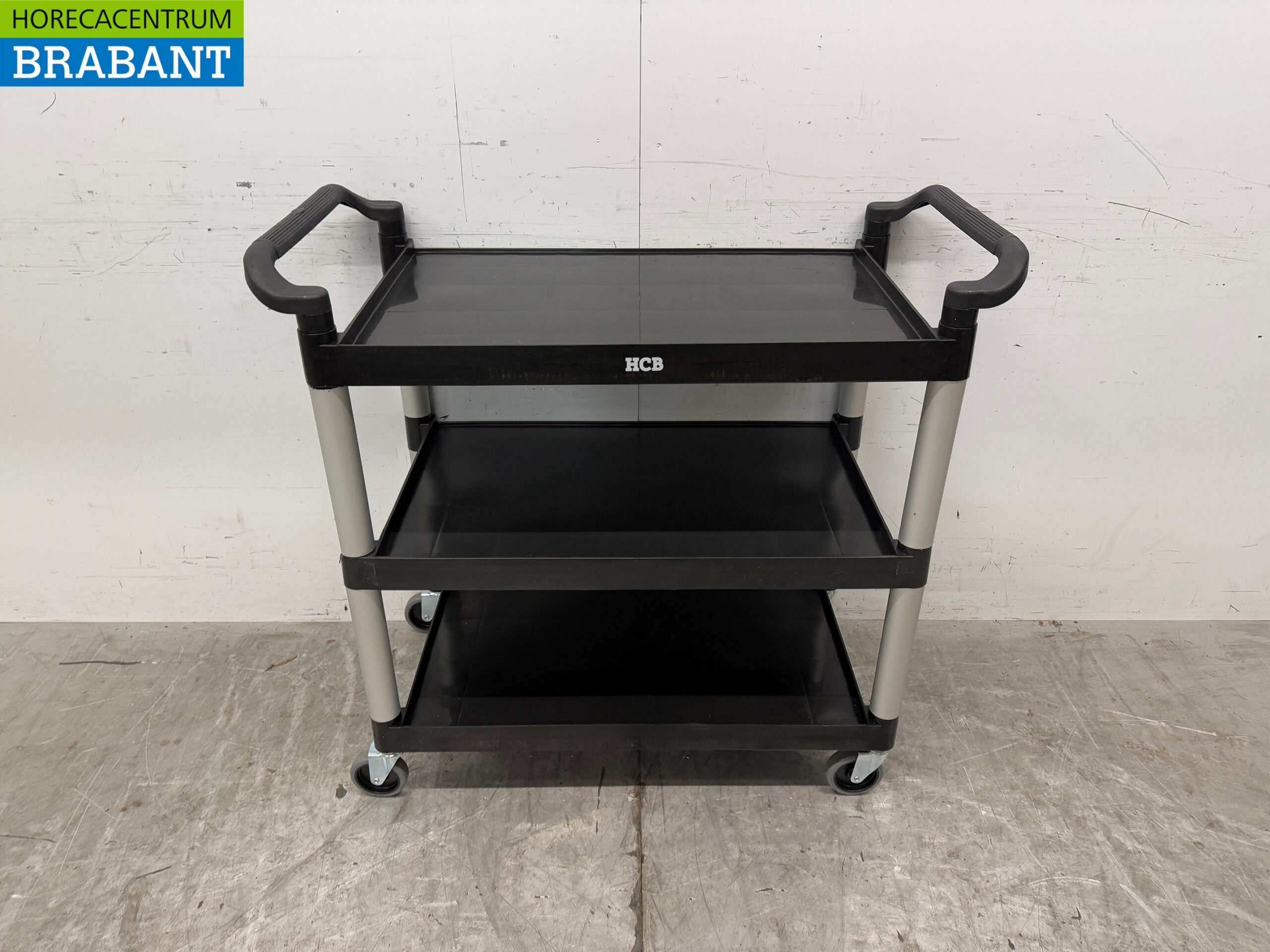 HCB Plastique Chariot de service 3 étages 102 cm Restauration