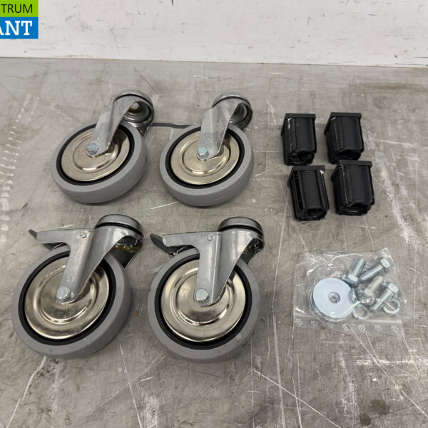 Gastro M set de 4 roulettes PVC