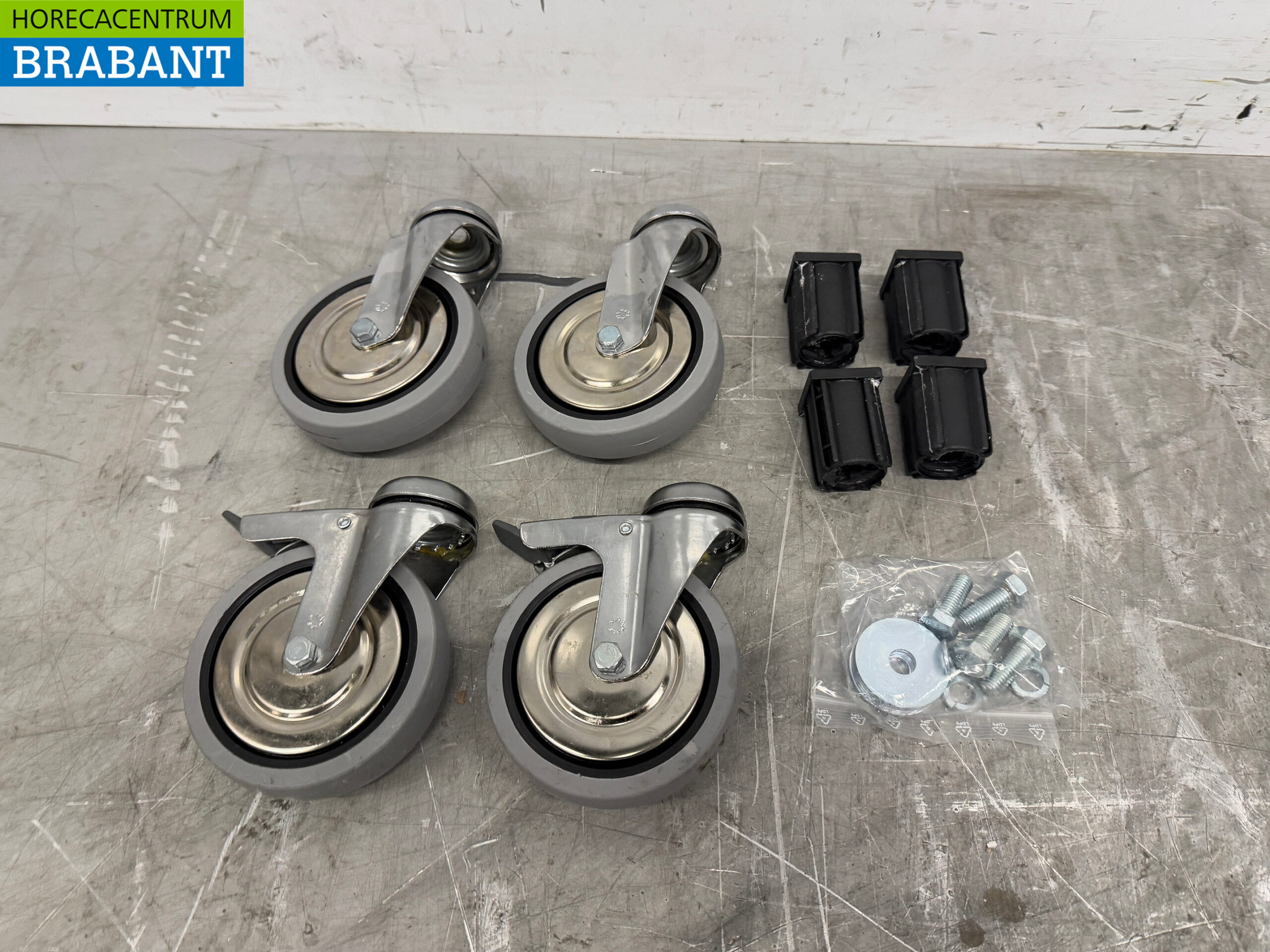 Gastro M set de 4 roulettes PVC