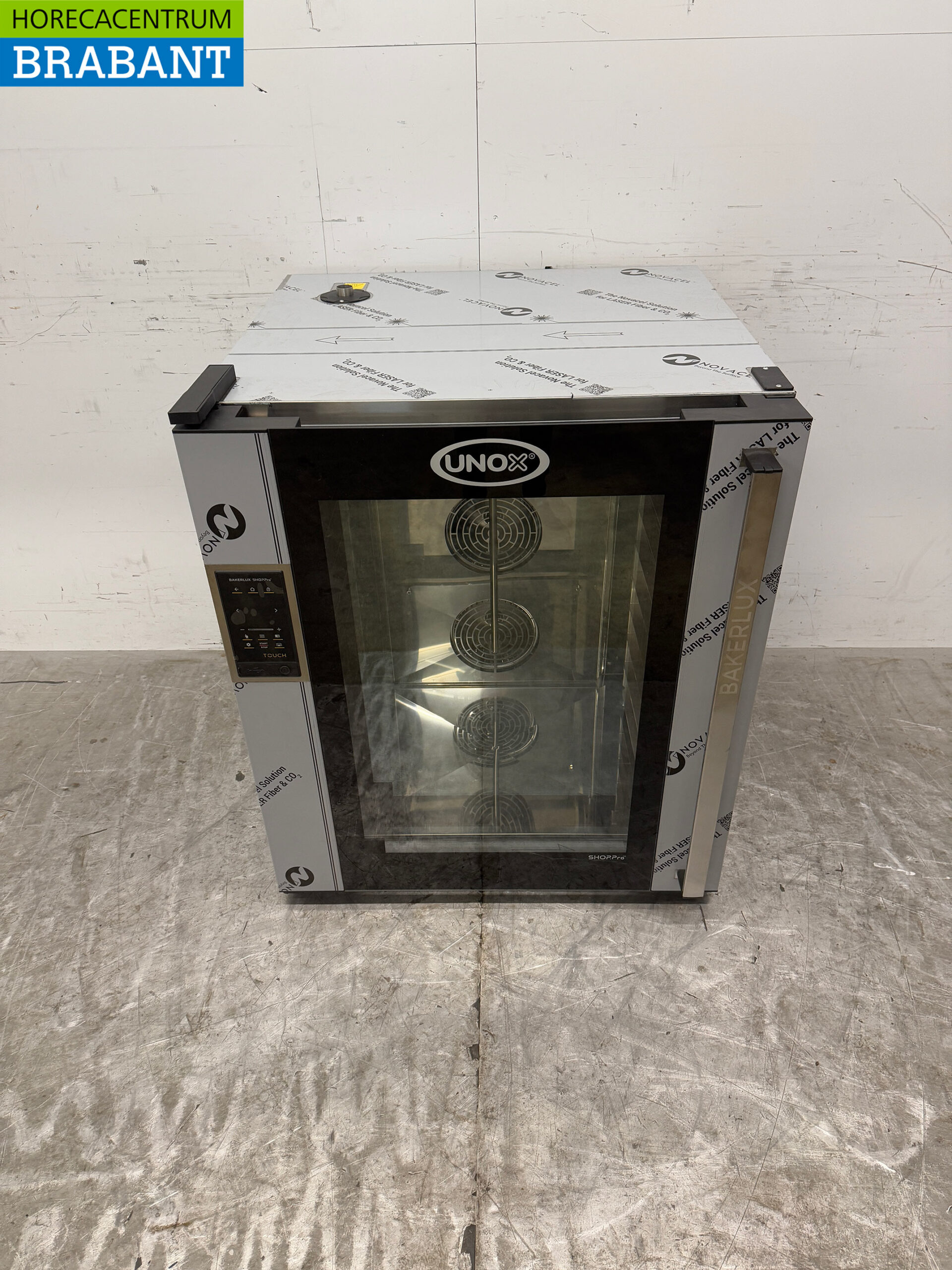 Acier inoxydable Unox Bakerlux Four à air chaud avec injection d'humidité 10 x 60/40 cm 400V Horeca