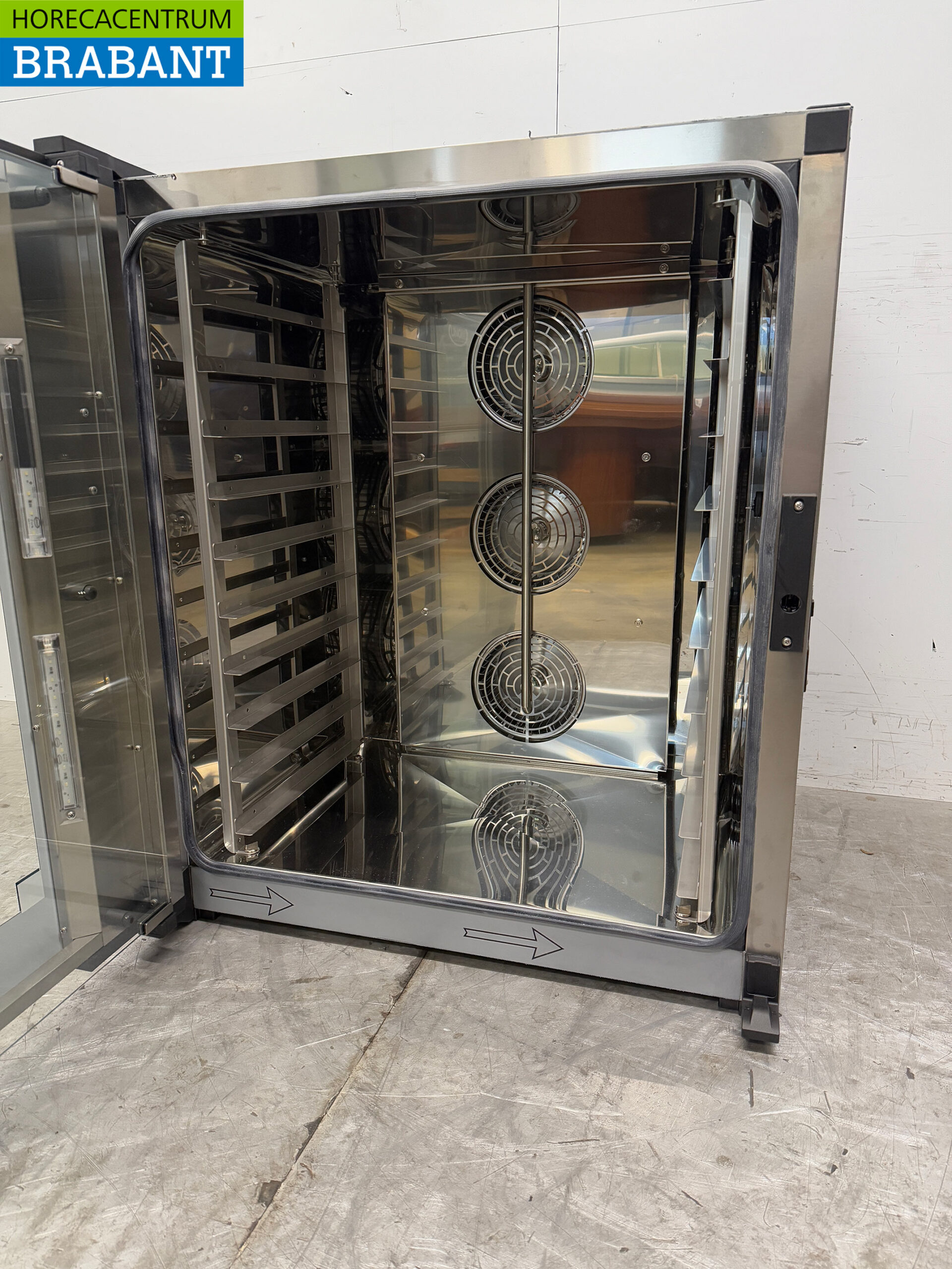 Acier inoxydable Unox Bakerlux Four à air chaud avec injection d'humidité 10 x 60/40 cm 400V Horeca – Image 5