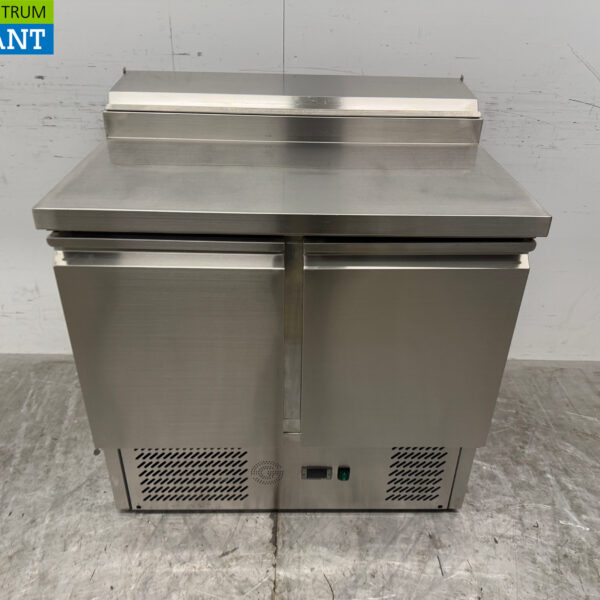 Saladette en acier inoxydable 2 portes 90,5 cm 230V Horeca