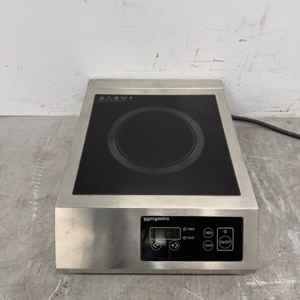 Plaque de cuisson à induction en acier inoxydable 3,5 kW 230V Horeca