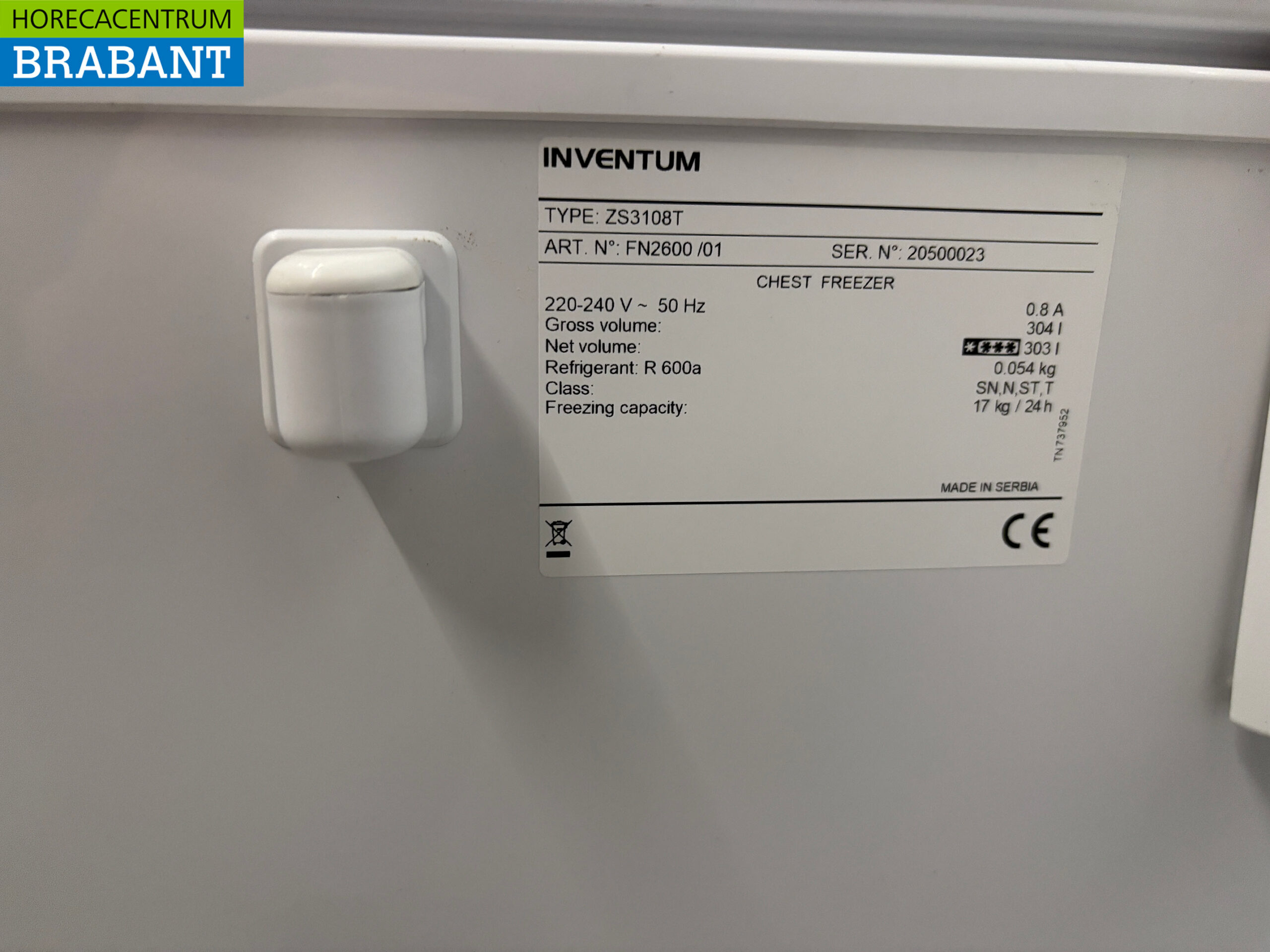 Inventum Freezer Congélateur coffre avec couvercle rabattable 304 litres 230V Horeca – Image 7