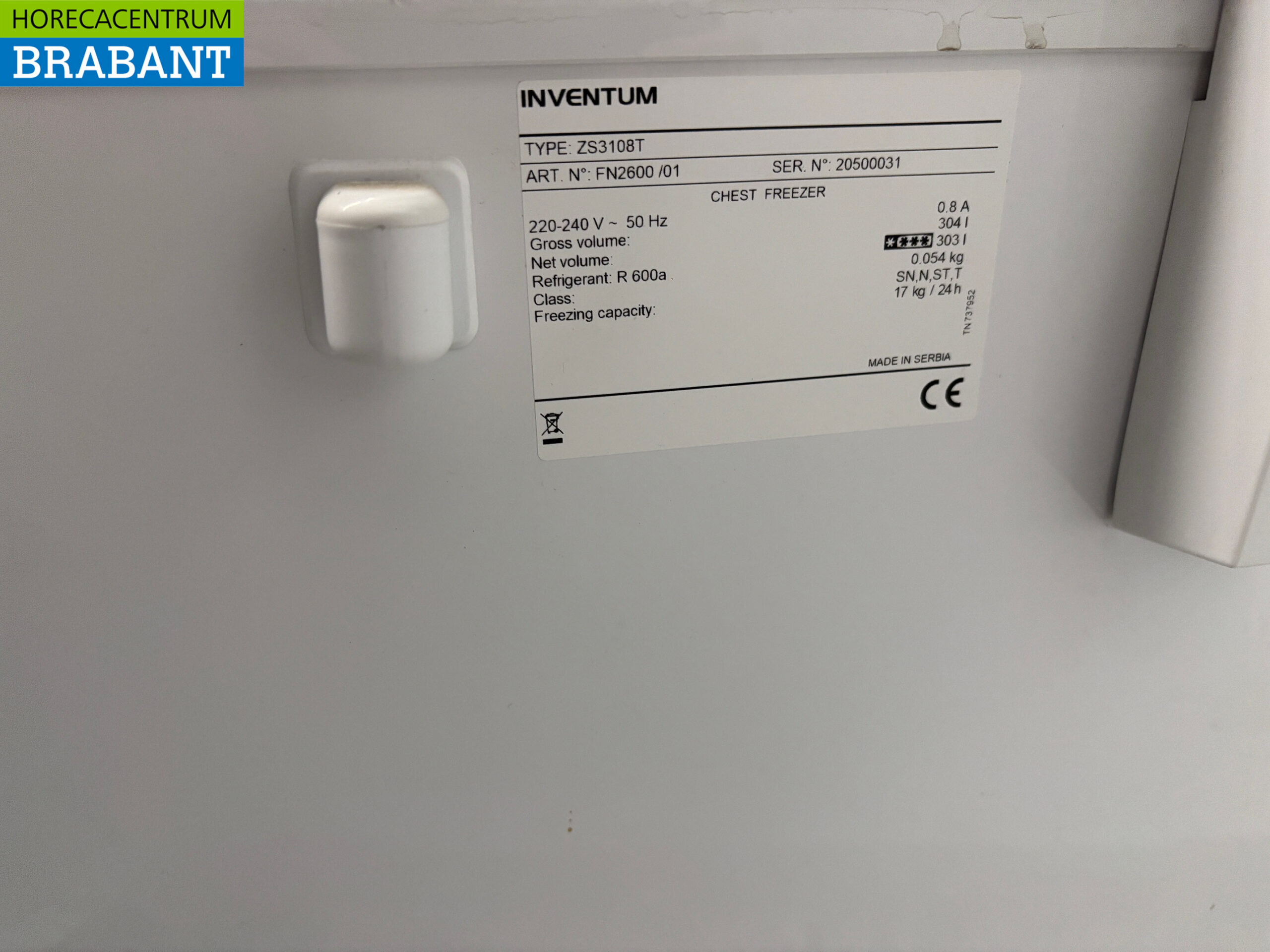 Inventum Freezer Congélateur coffre avec couvercle rabattable 304 litres 230V Horeca – Image 7