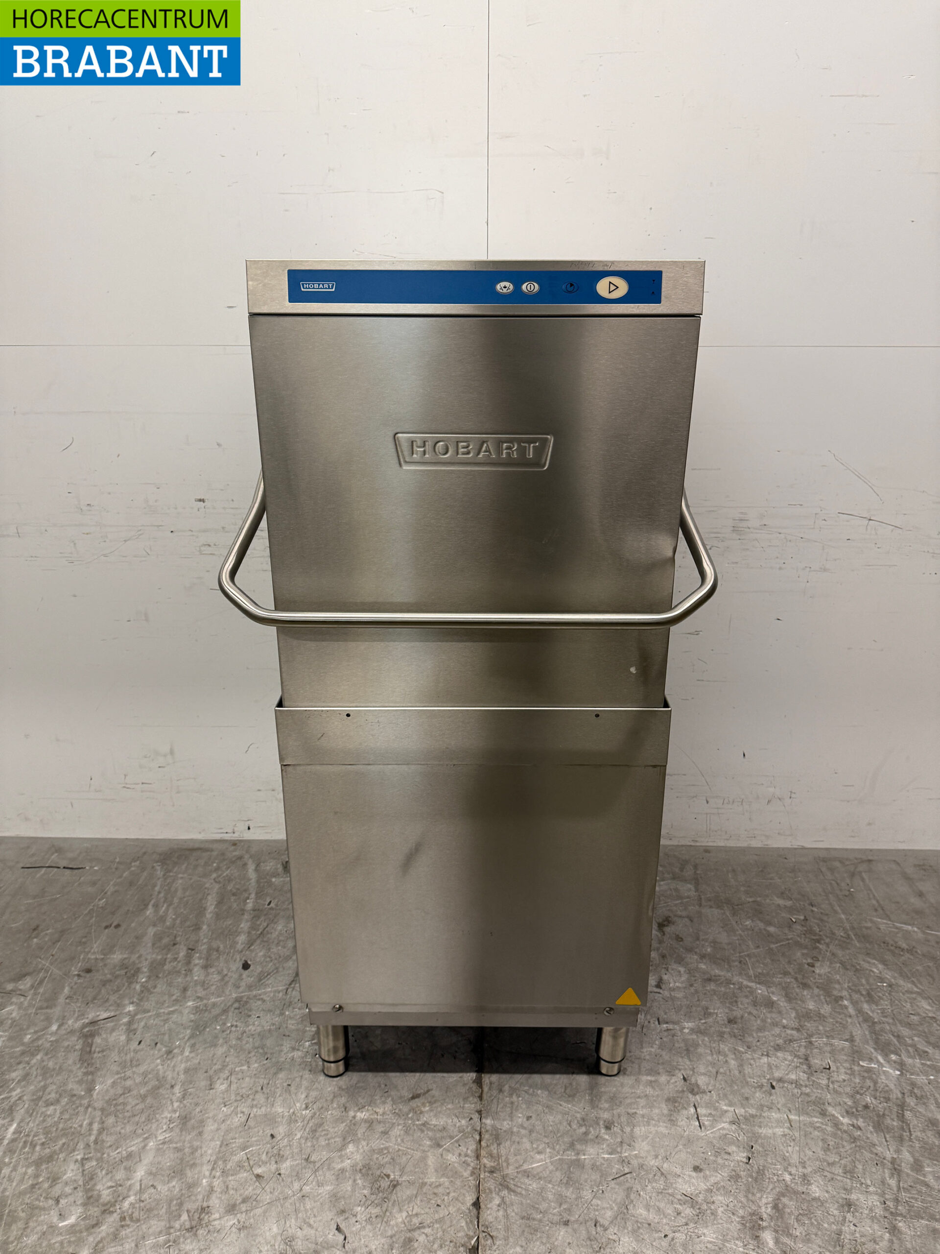 Lave-vaisselle Hobart en acier inoxydable avec pompe de vidange 400V Horeca