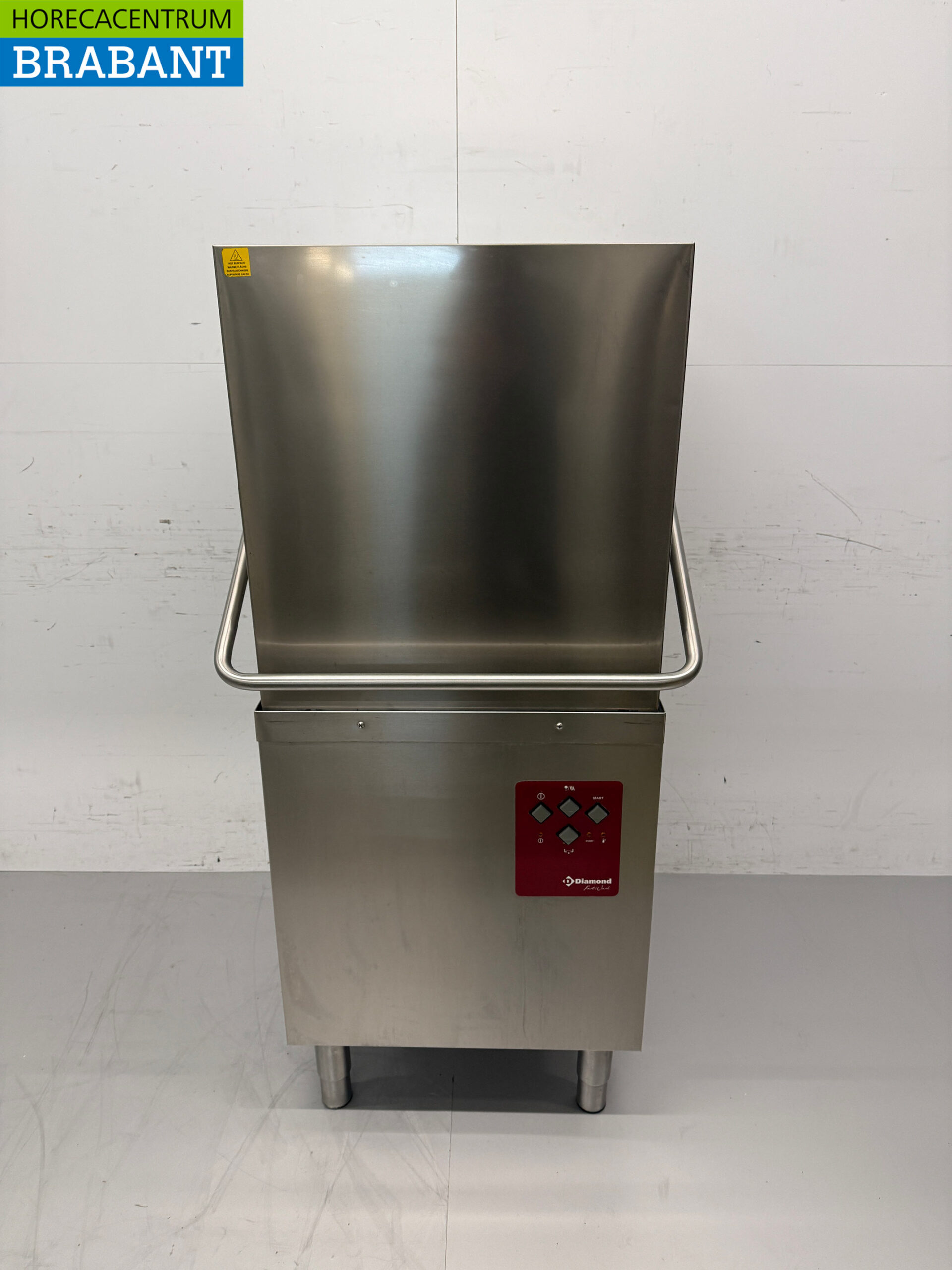 Lave-vaisselle à glissière en acier inoxydable 400V Restauration