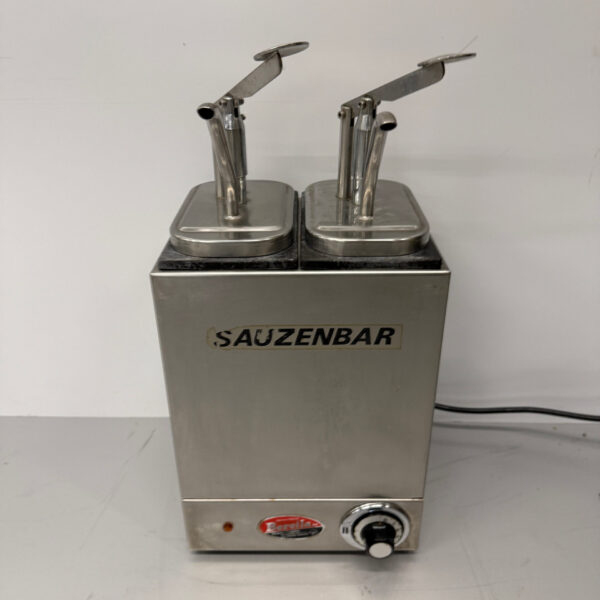 Barre à sauce double en acier inoxydable Bereila Chauffée 230V Restauration