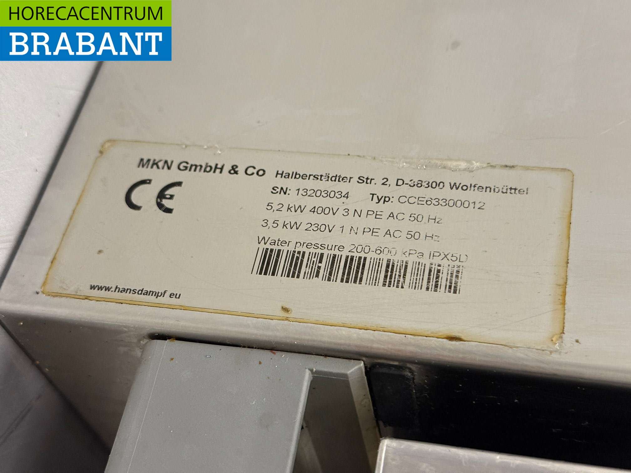 Acier inoxydable MKN Combisteamer 7 x 2/3 GN 400V Horeca – Image 7