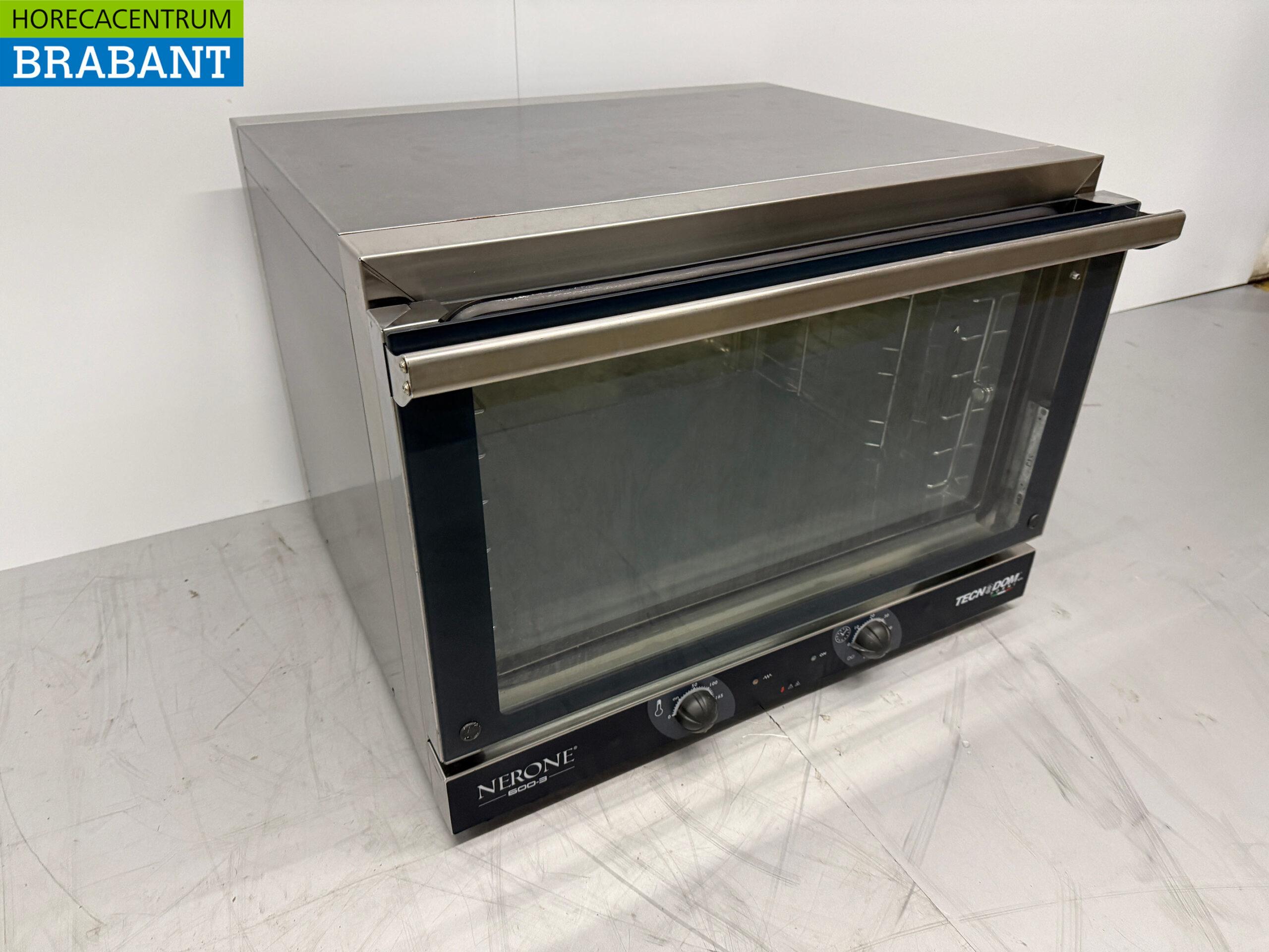 Four à convection à air chaud Nerone en acier inoxydable 3 x 60/40 cm 230V Horeca – Image 3