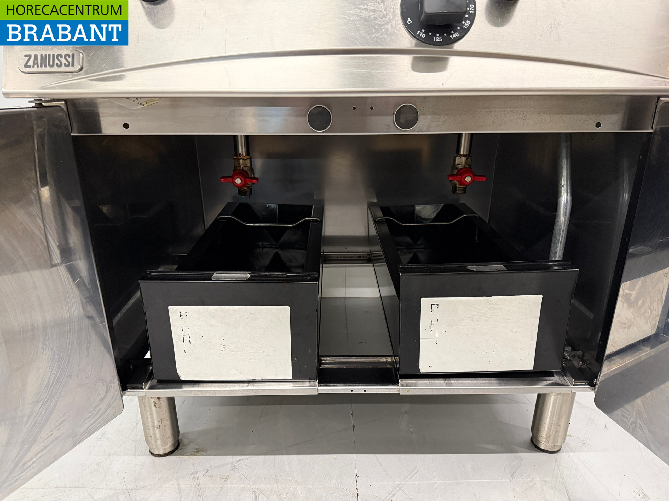 Friteuse double Zanussi en acier inoxydable 2 x 10 litres GAS Restauration – Image 5