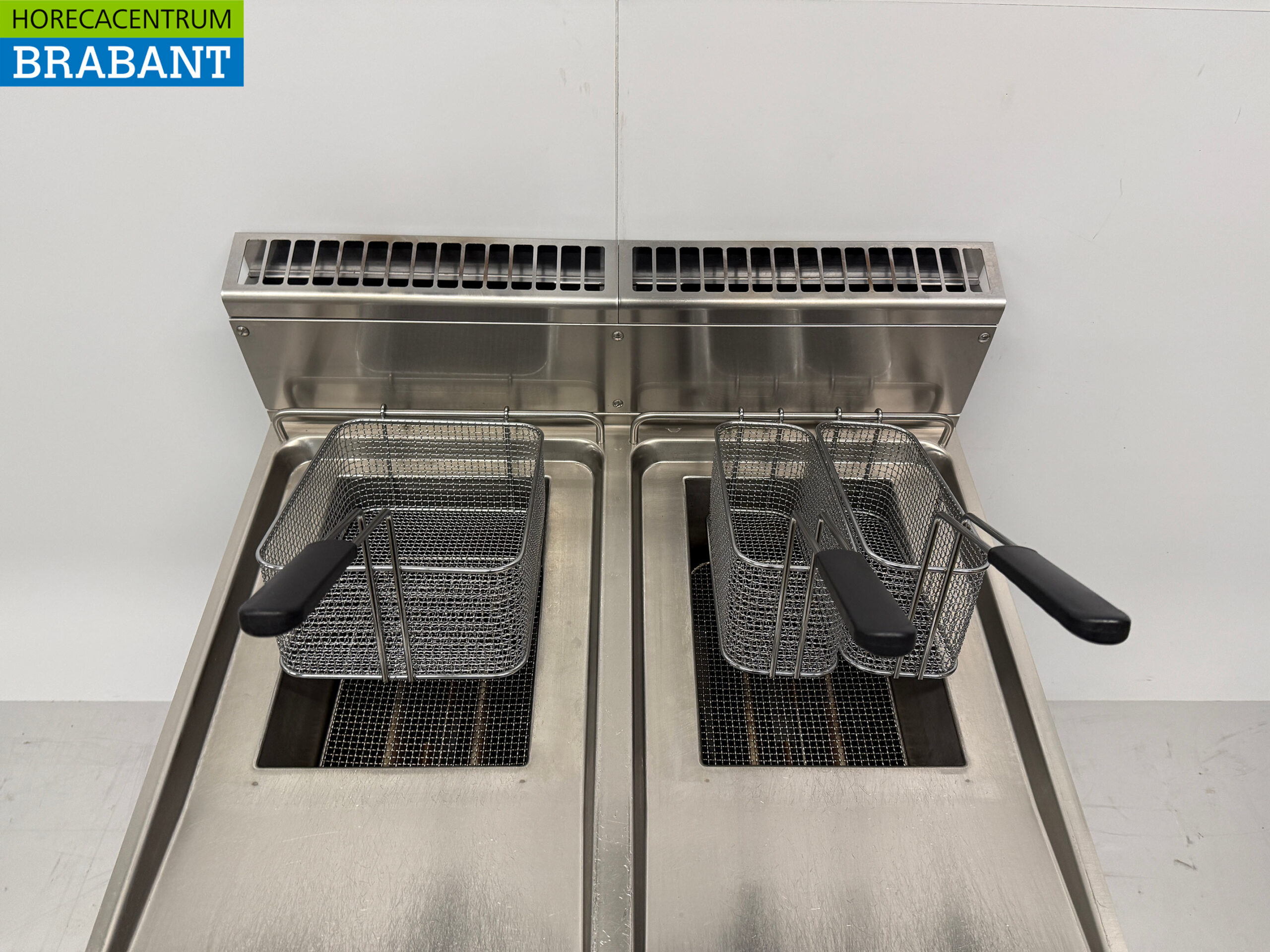 Friteuse double Gastro M en acier inoxydable 2 x 13 litres GAS Catering – Image 4