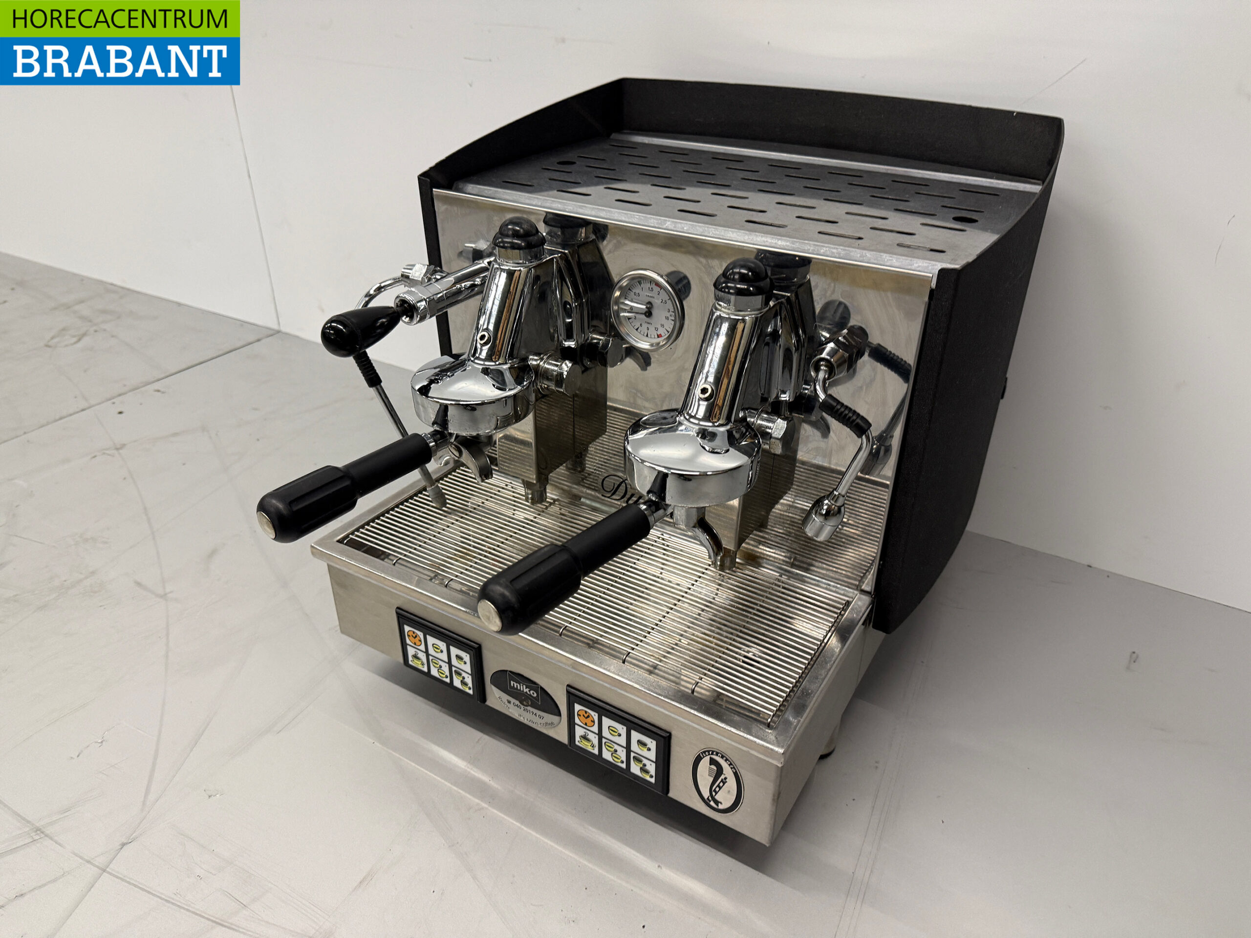 Machine à expresso 2 groupes Fiorenzato en acier inoxydable 230V Horeca – Image 2