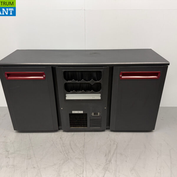 Gamko Glacière de bar avec nid à bouteilles et 2 portes 167 cm 230V Horeca