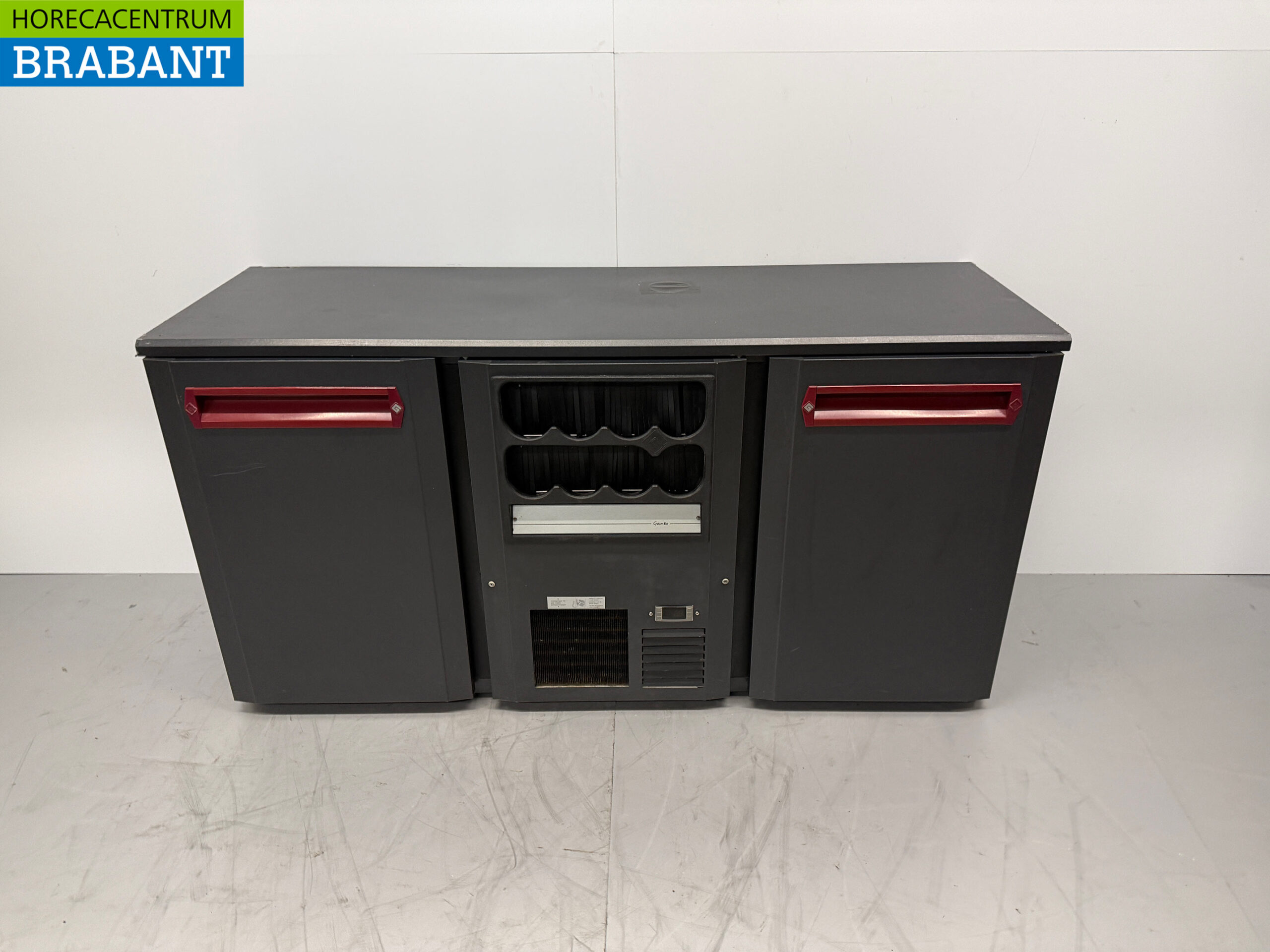 Gamko Glacière de bar avec nid à bouteilles et 2 portes 167 cm 230V Horeca