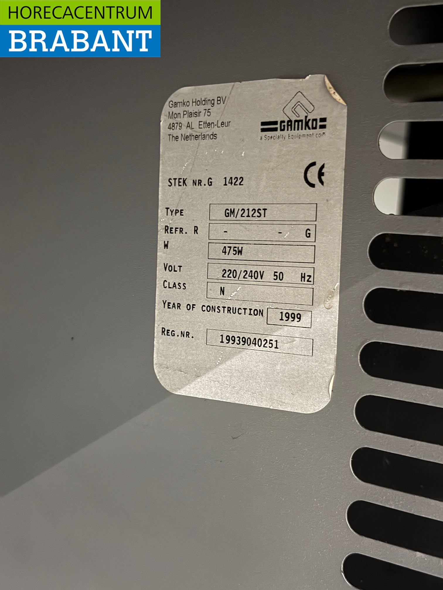 Gamko Glacière de bar avec nid à bouteilles et 2 portes 167 cm 230V Horeca – Image 5