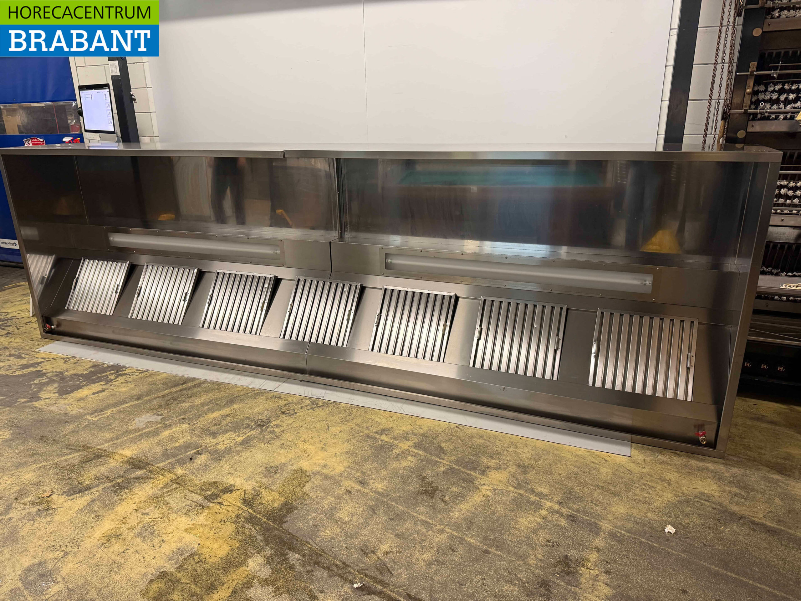 Hotte aspirante en acier inoxydable 460 x 140 x 60 cm Modèle de boîte Horeca