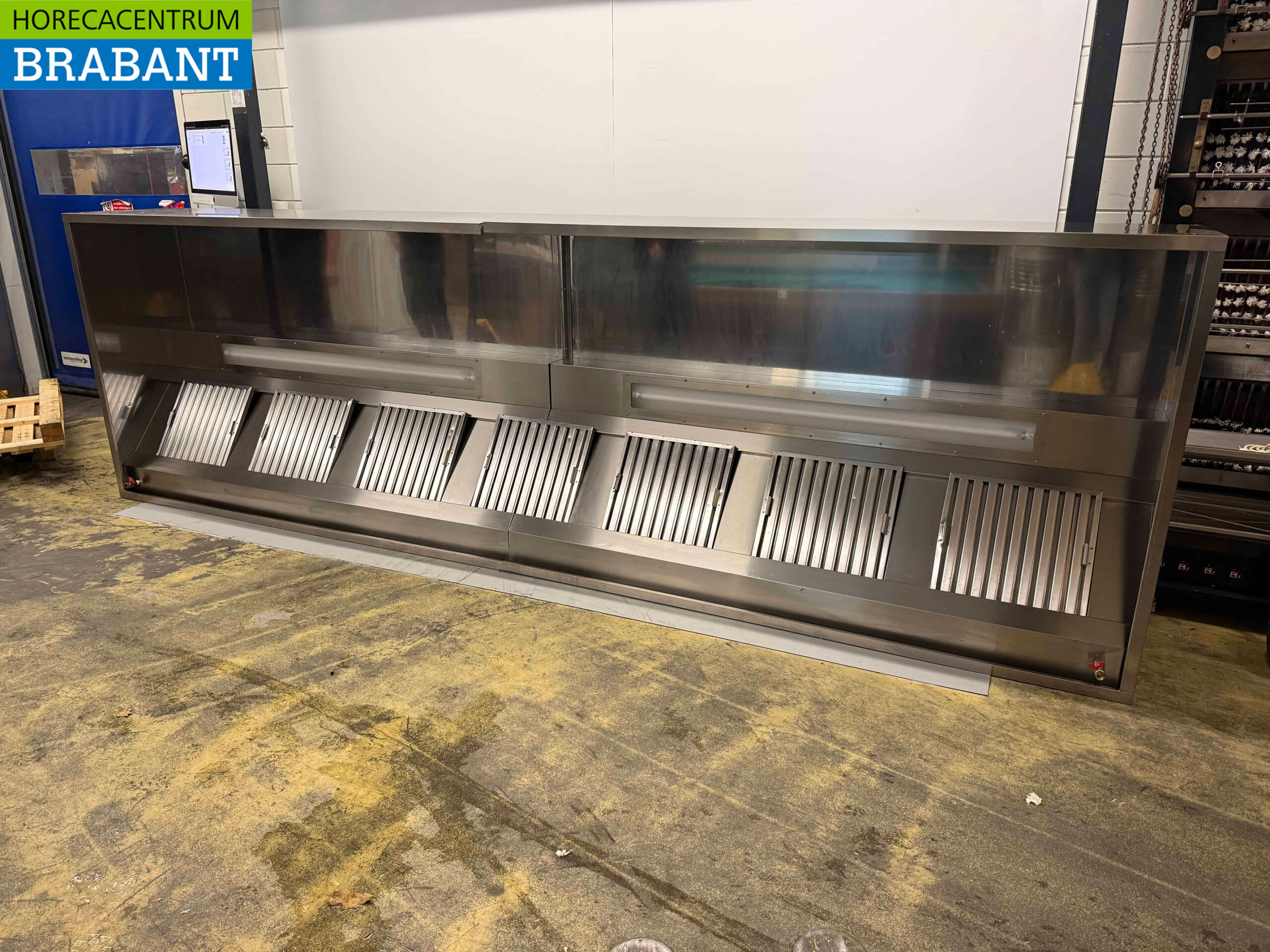 Hotte aspirante en acier inoxydable 460 x 140 x 60 cm Modèle de boîte Horeca – Image 2