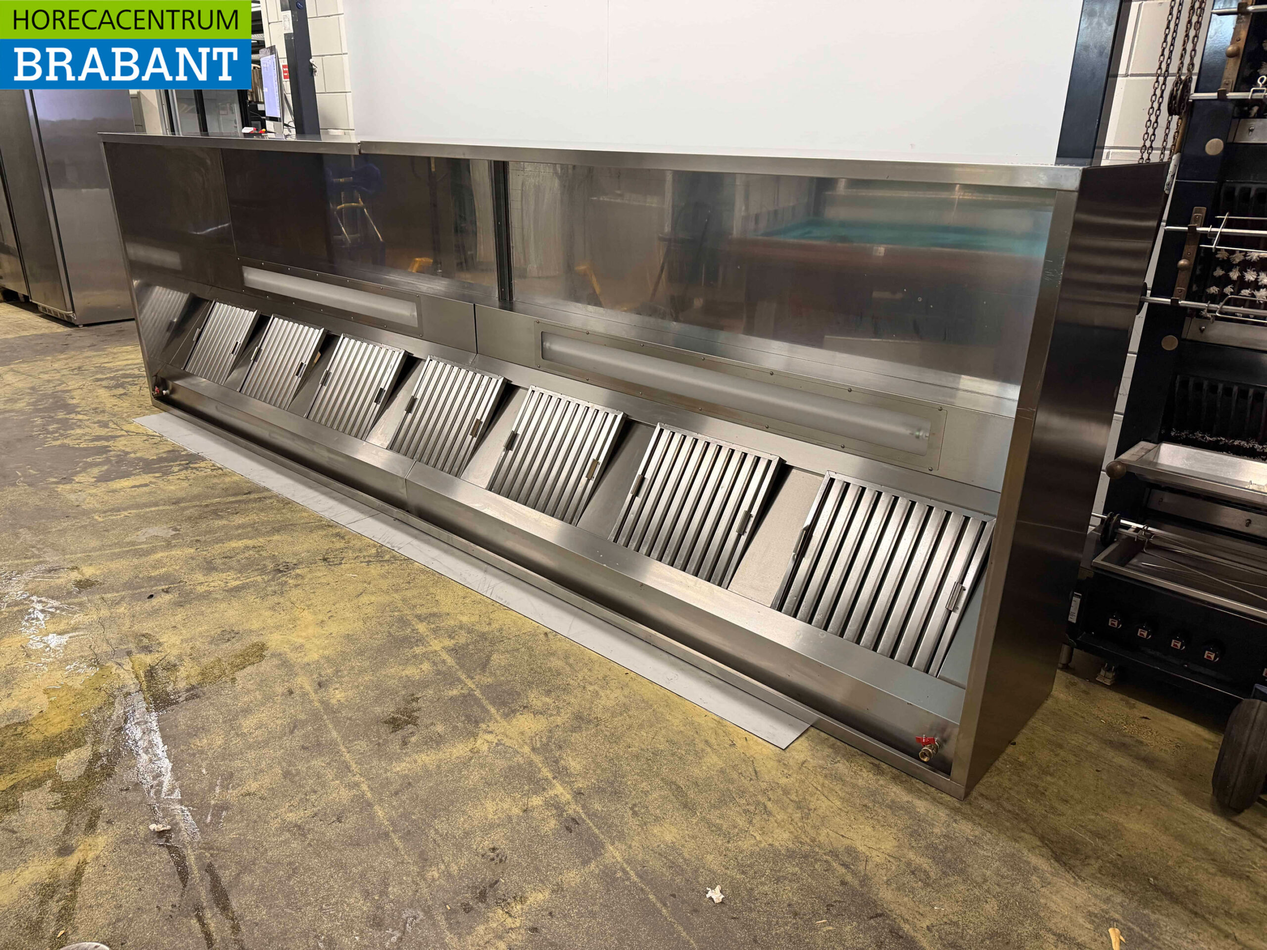 Hotte aspirante en acier inoxydable 460 x 140 x 60 cm Modèle de boîte Horeca – Image 3