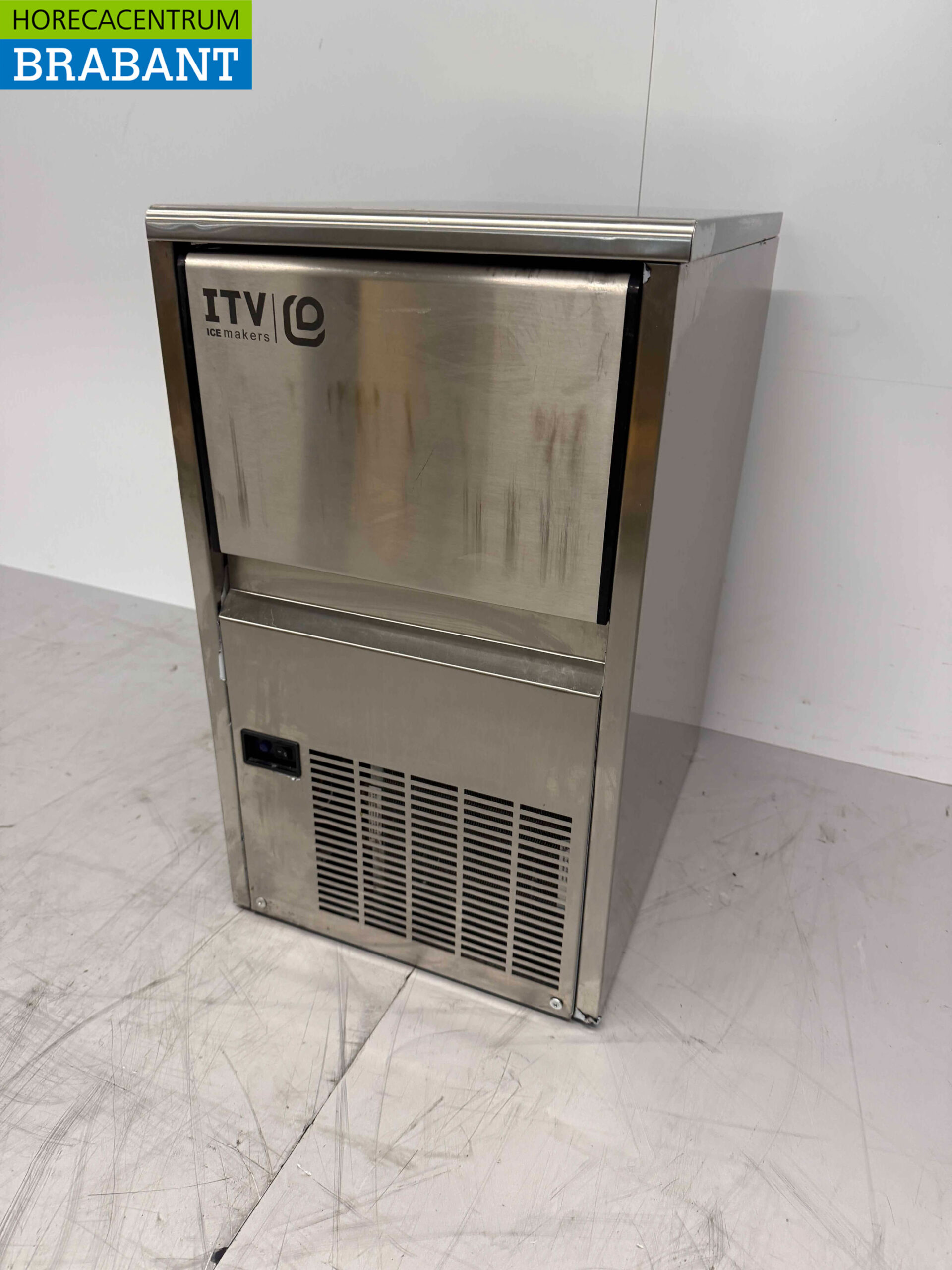 Machine à glaçons ITV en acier inoxydable 21 kg/24h bunker 6 kilos 230V Horeca – Image 2